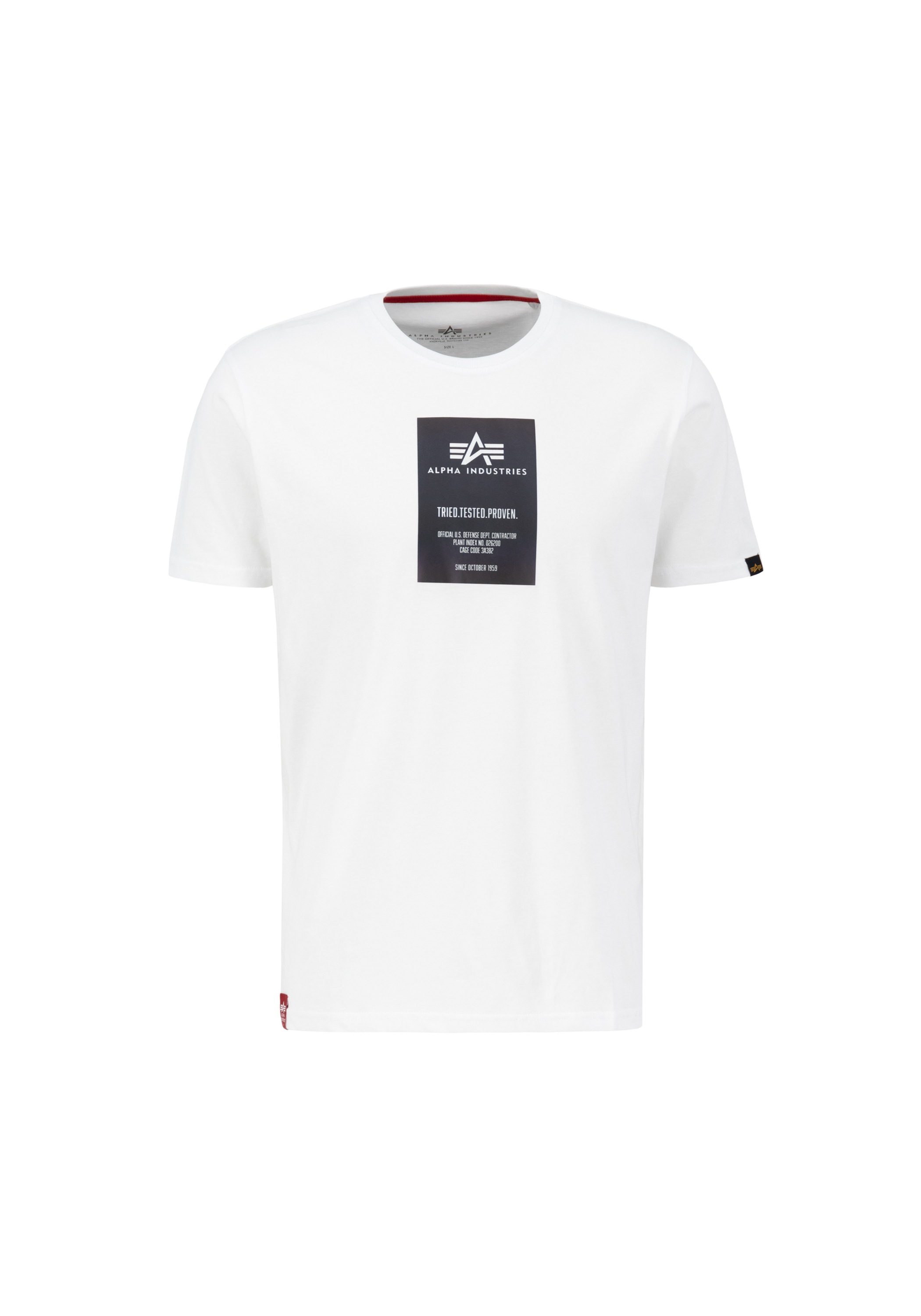 Alpha Industries T-Shirt »Alpha Industries Men - T-Shirts Rainbow Reflective Label T-Shirt«