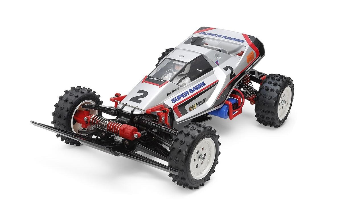 Tamiya RC-Buggy »Super Sabre -2023 4WD Silberfarben Bausatz«