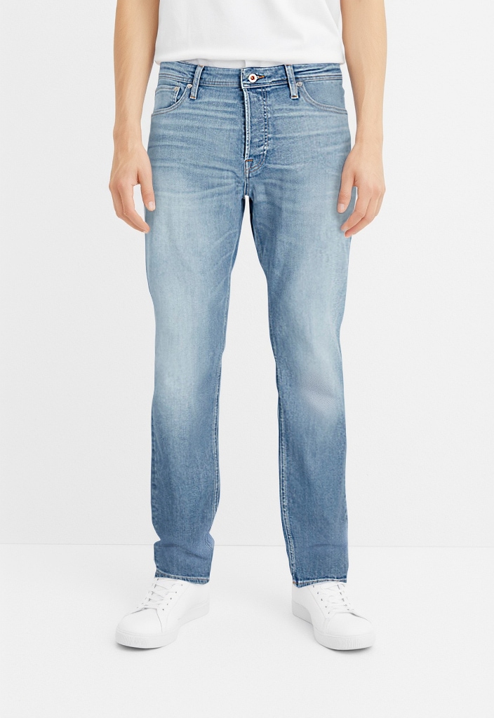 Jack & Jones Tapered-fit-Jeans »JJIMIKE JJORIGINAL CJ SN« mit Five-Pocket-Design