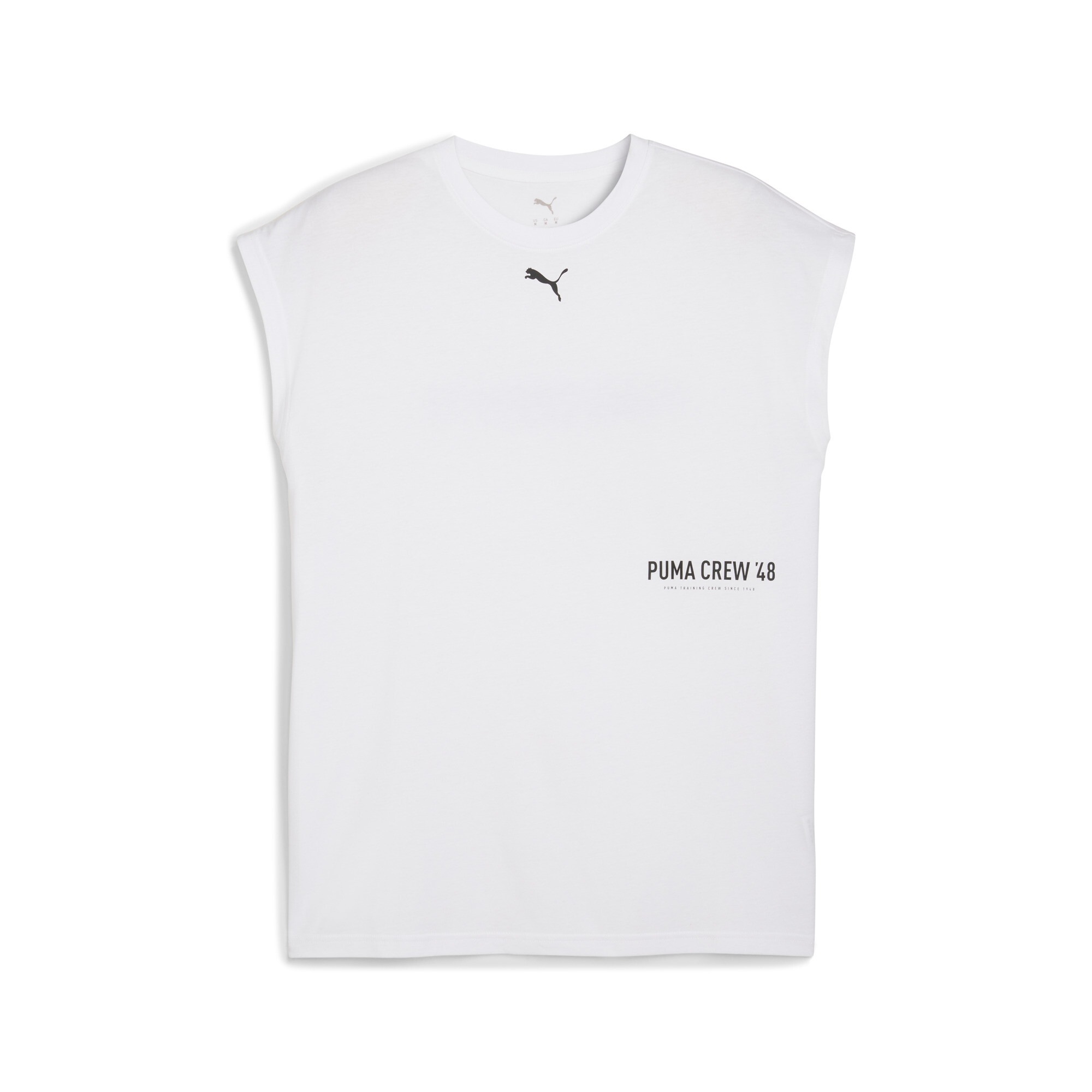 PUMA Trainingsshirt »M GRAPHIC CUTOFF TANK« Regular Fit, atmungsaktiv, schnell trocknend, Rundhalsausschnitt