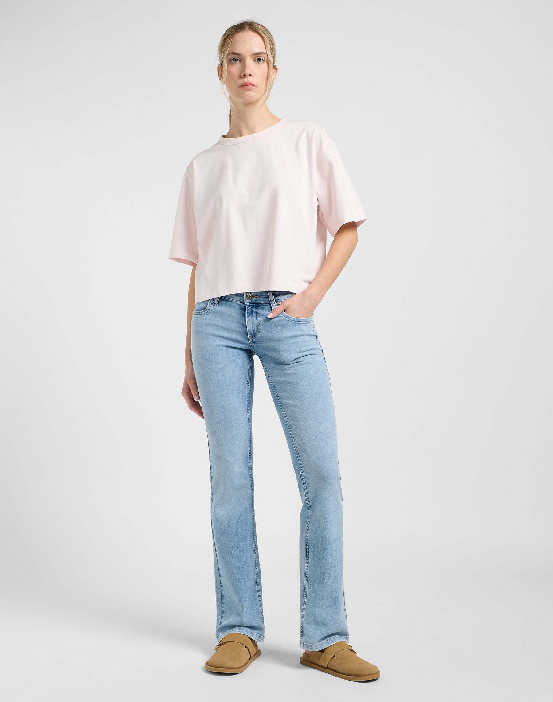 Lee® T-Shirt »LEE T-Shirt Cropped Boxy Tee«
