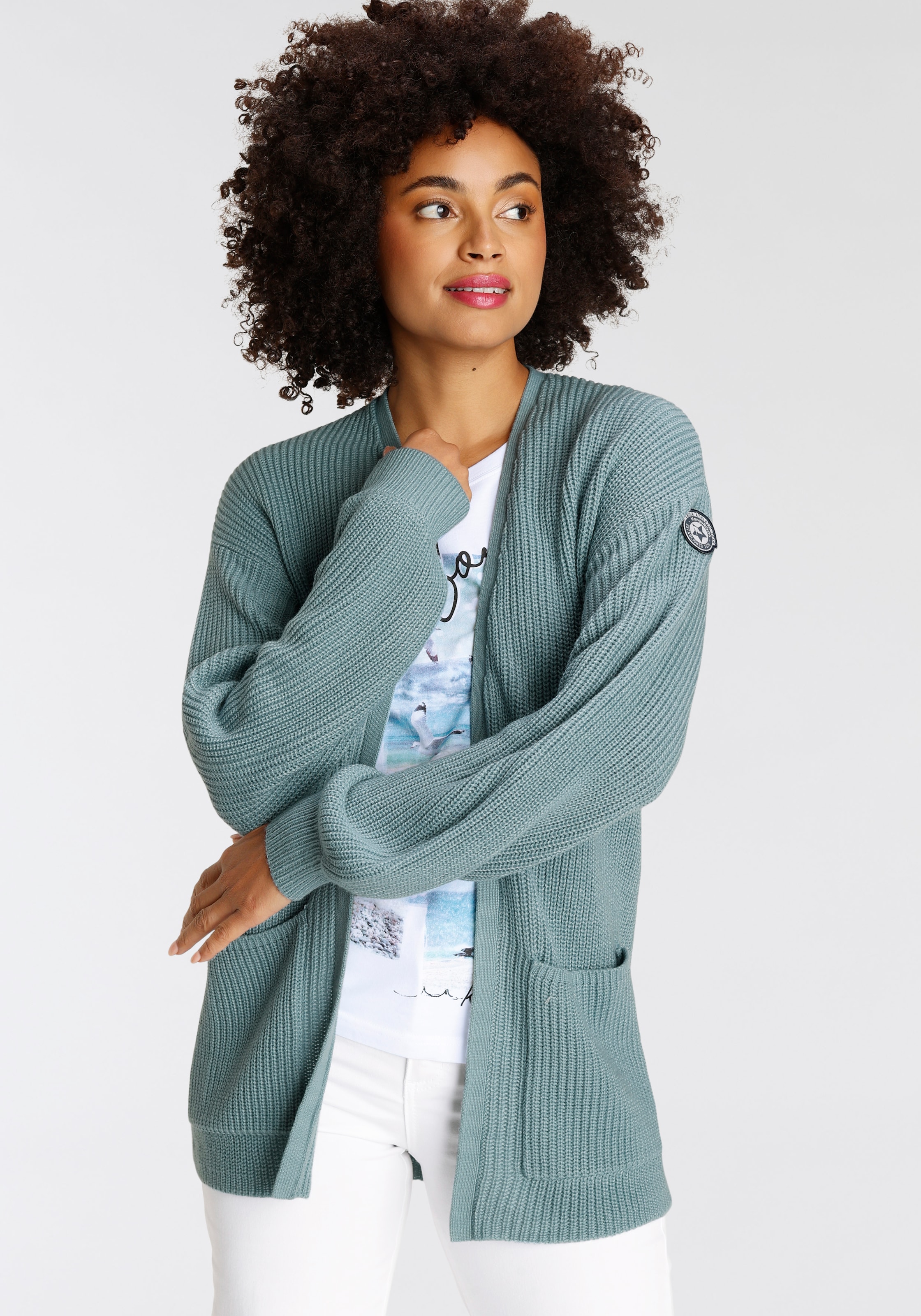 KangaROOS Strickjacke aus kuscheligem Strick