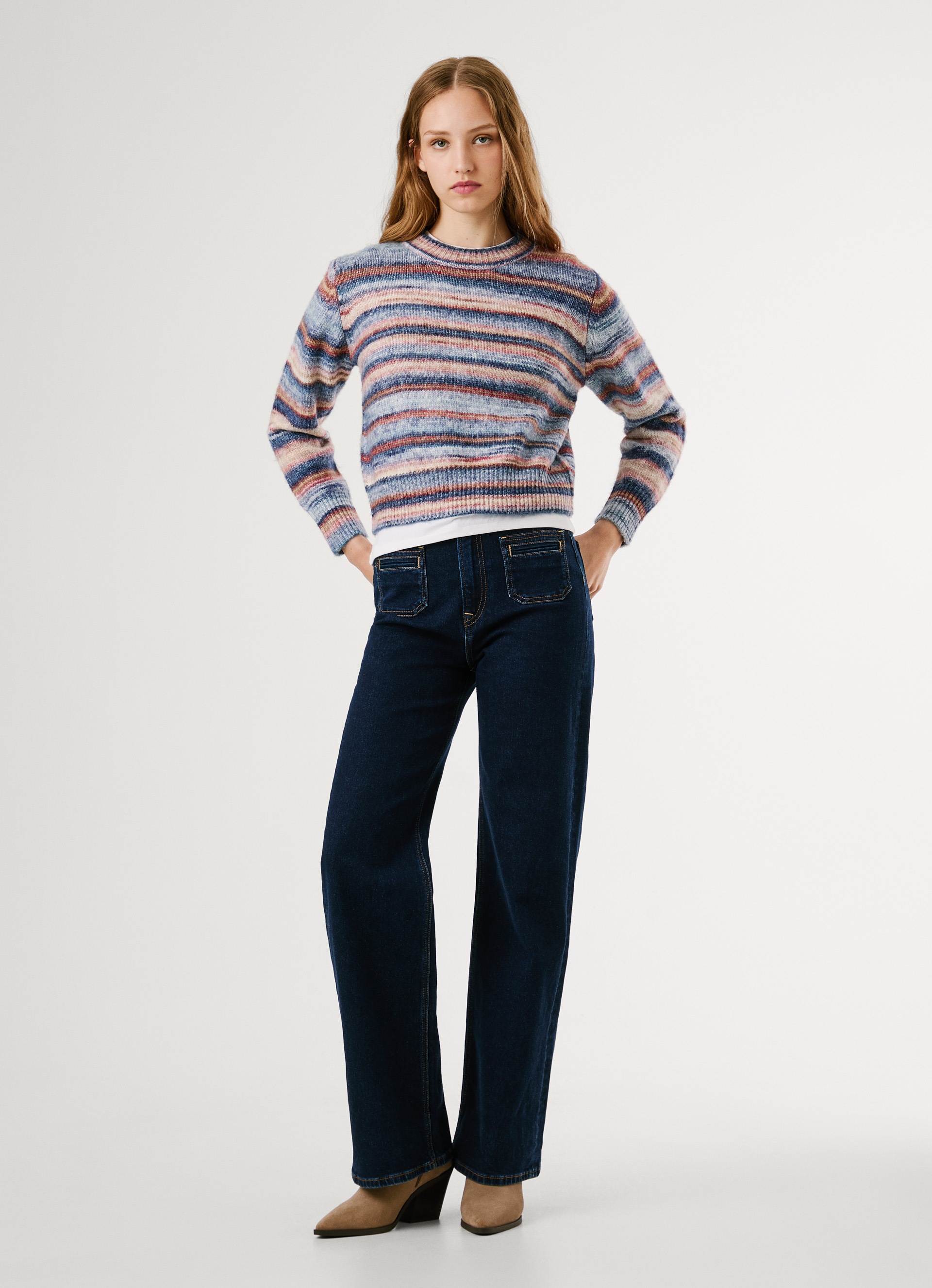 Pepe Jeans Strickpullover »CELESTE CREW«, mit Rundhals