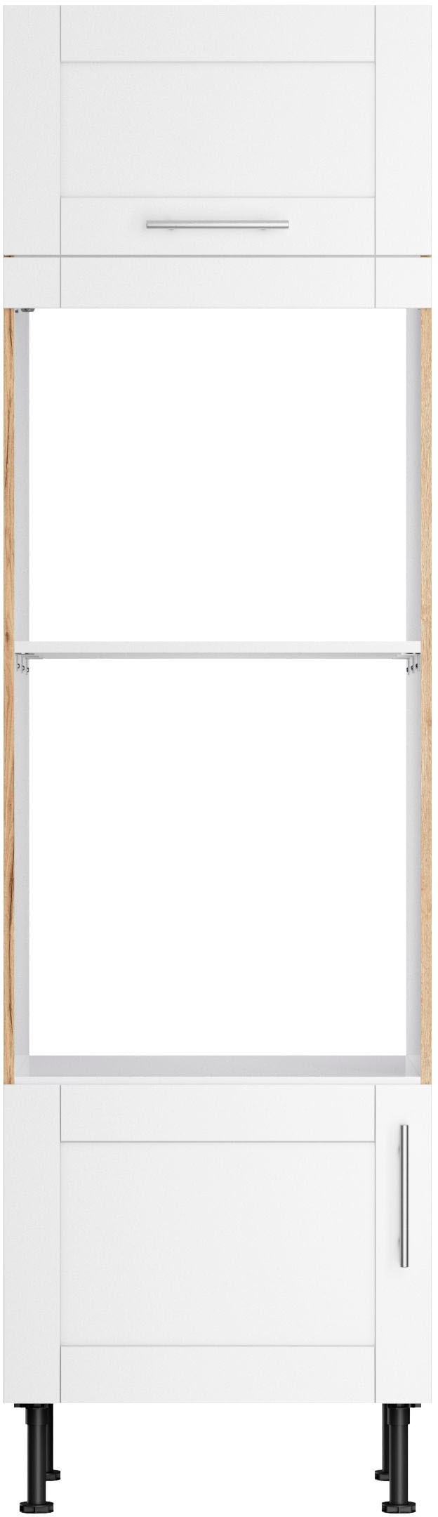 KOCHSTATION Mikrowellenumbauschrank "Ahus" Breite 60 cm