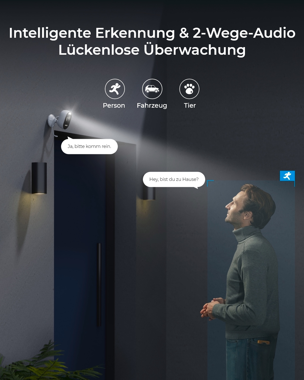 Reolink Überwachungskamera »Lumus Series E430 WiFi-Outdoor«, Aussenbereich