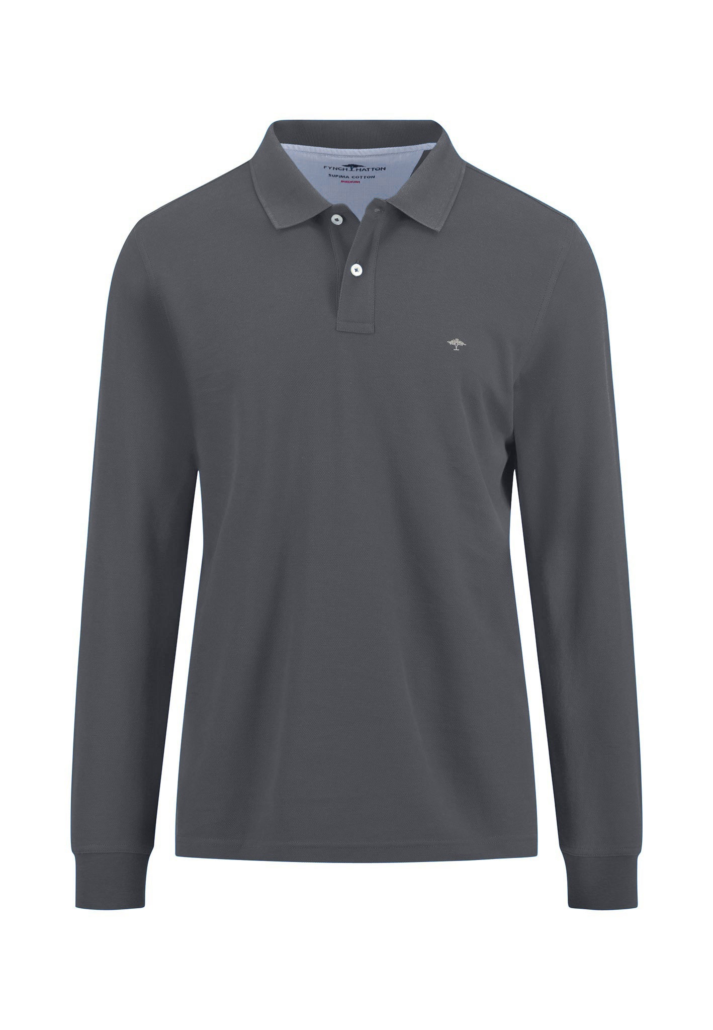 FYNCH-HATTON Langarmshirt mit Logo Stickerei
