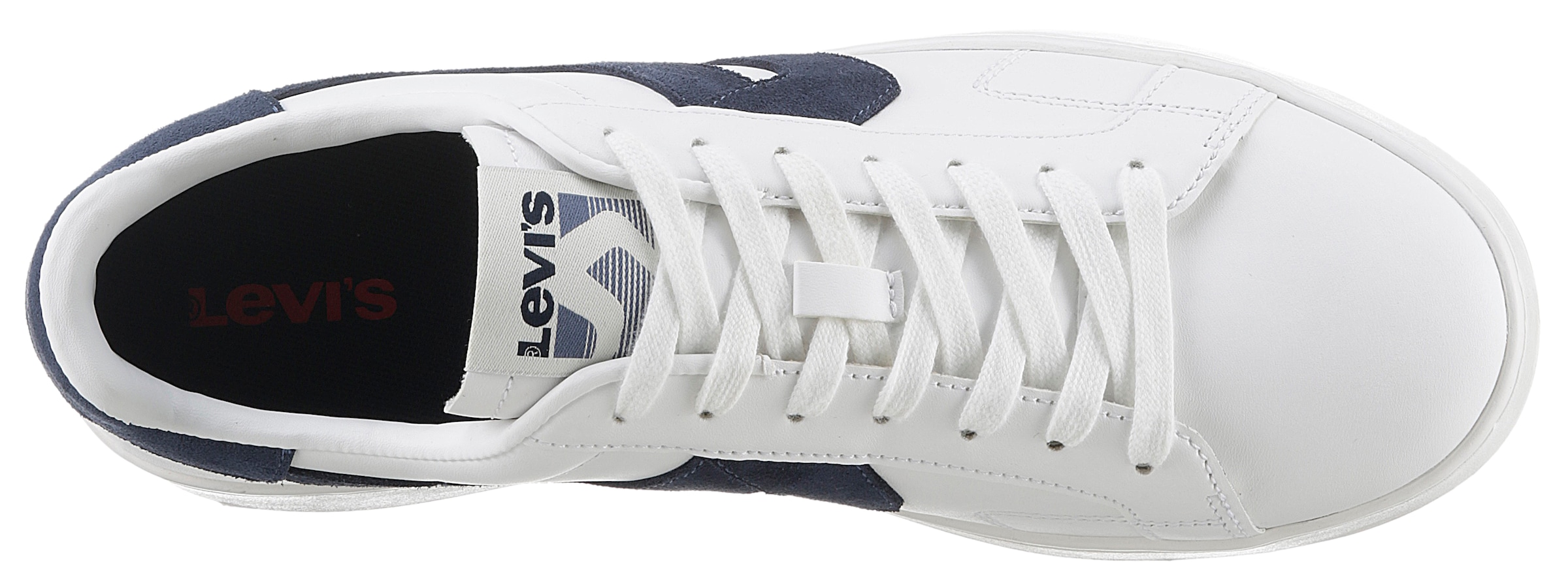Levi's® Sneaker »SW«, mit modischem Kontrastbesatz, Freizeitschuh, Halbschuh, Schnürschuh