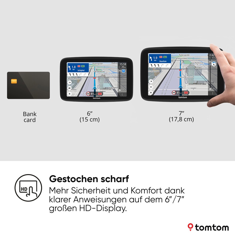 TomTom LKW-Navigationsgerät »GO Expert Plus EU 6«, (Weltweit)