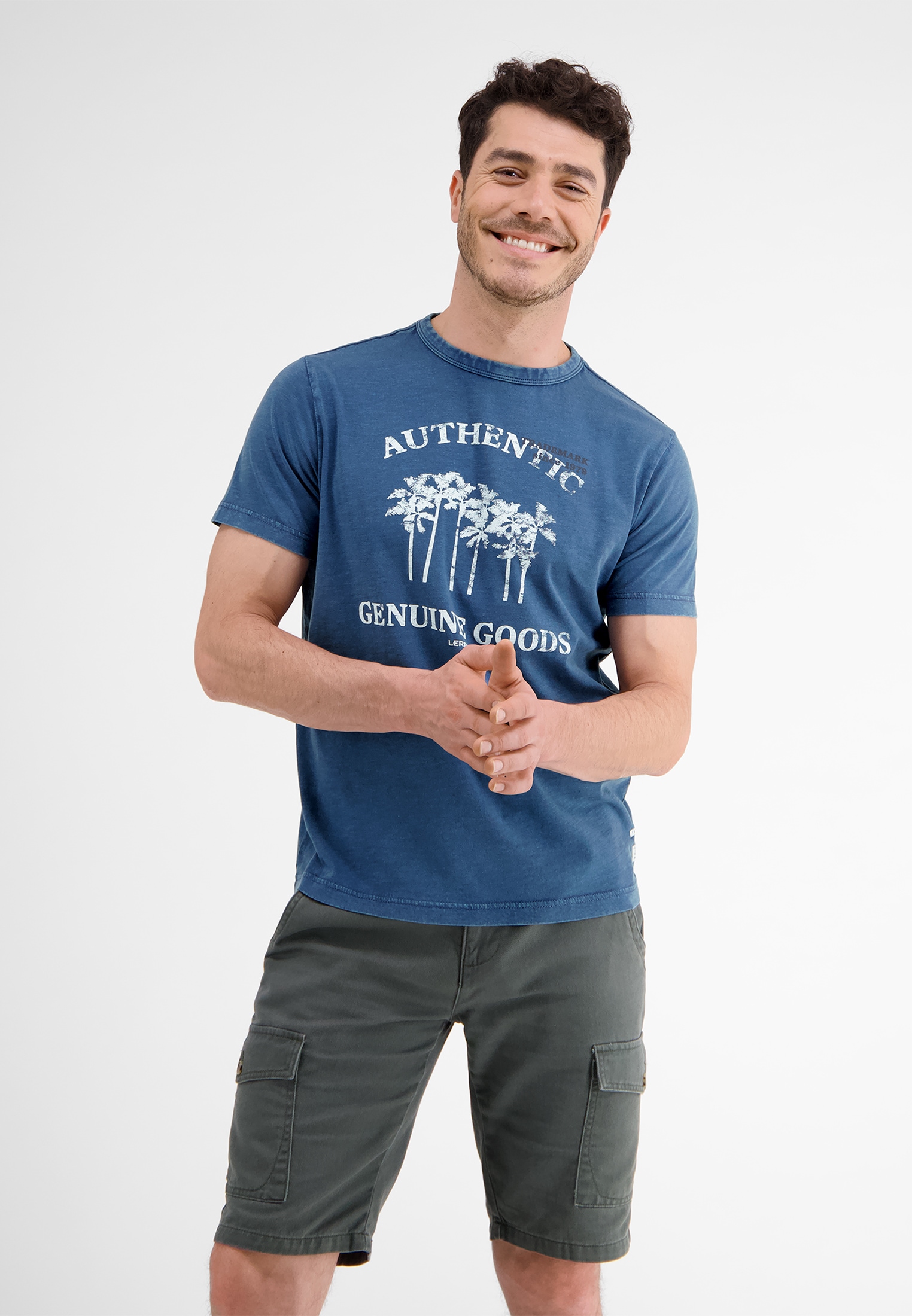 LERROS T-Shirt »LERROS T-Shirt mit Frontprint«