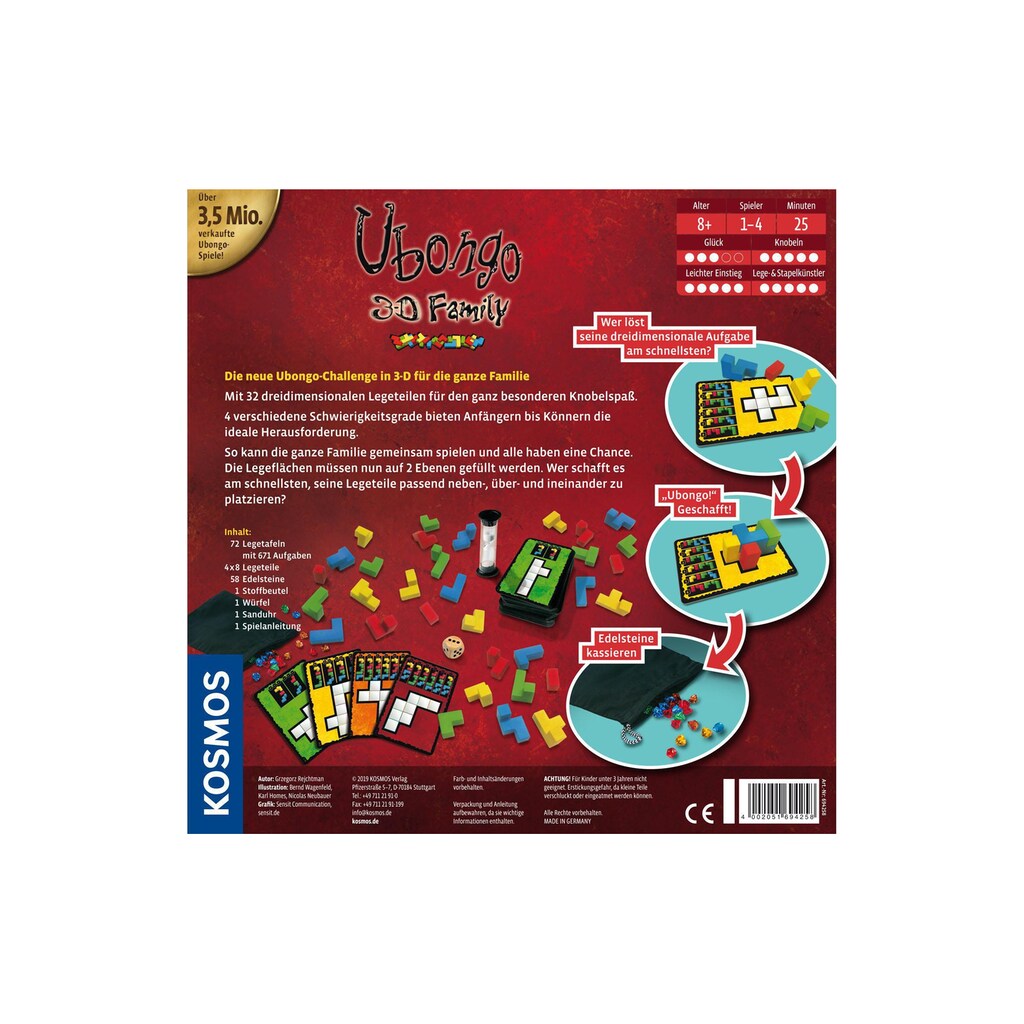Kosmos Spiel »Ubongo 3-D Familie«