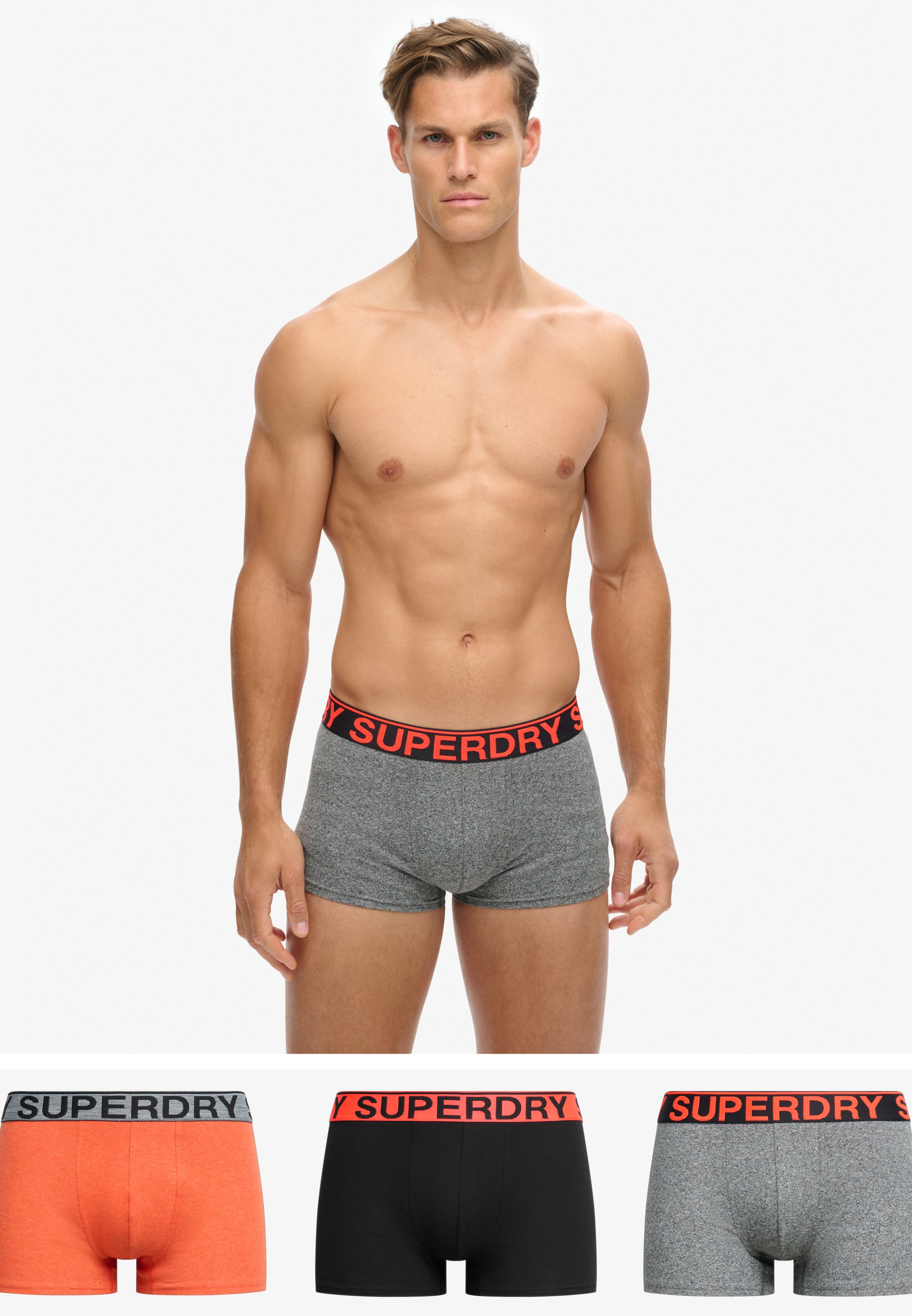 Superdry Boxershorts »TRUNK TRIPLE PACK«, (Packung, 3 St.)