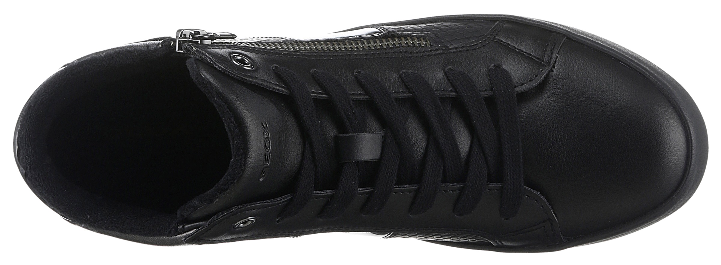 Geox Sneaker »D BLOMIEE F«, High Top Sneaker, Schnürboots mit praktischem Aussenreissverschluss