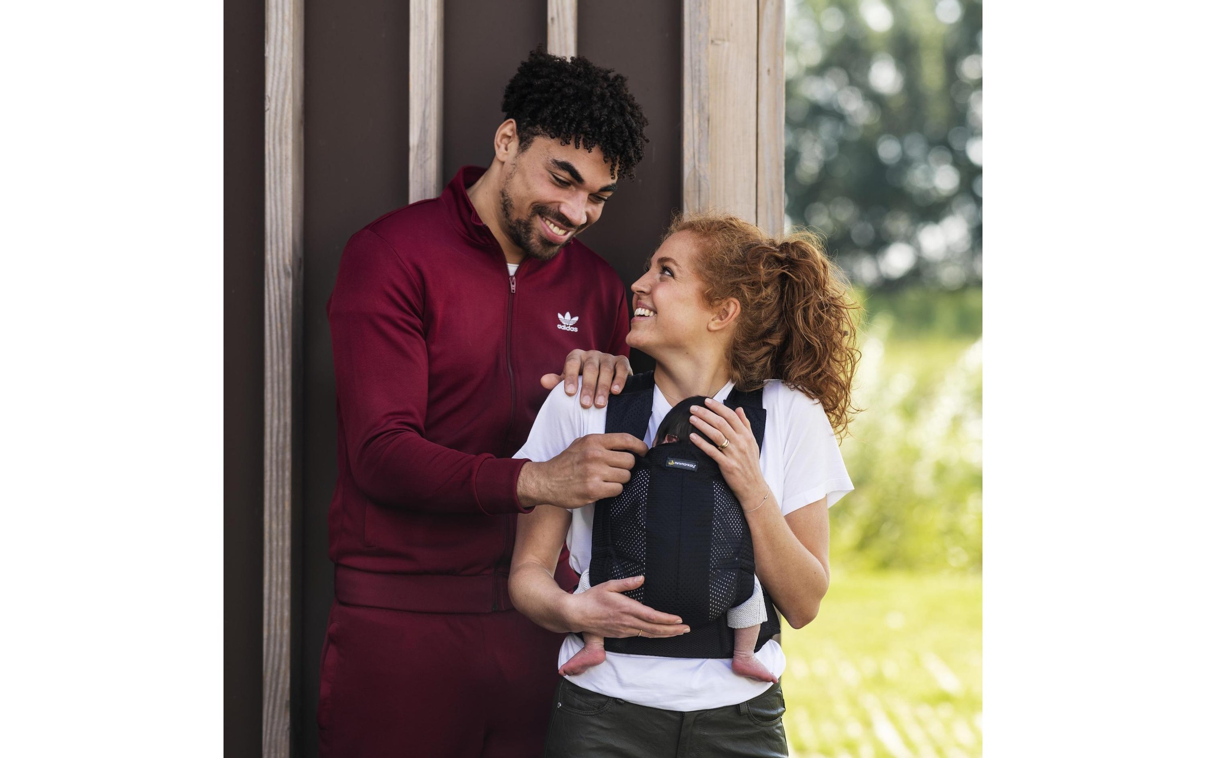 Bauchtrage »Minimonkey Baby Carrier Schwarz«