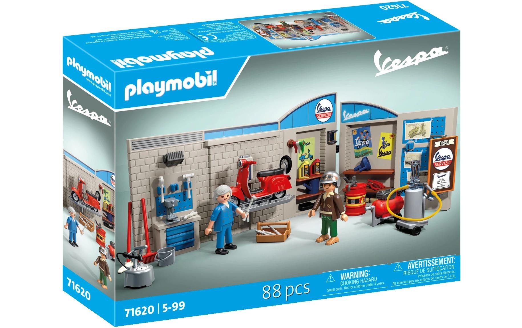 Playmobil Spielbausteine "Vespa 60er Garage 71620"