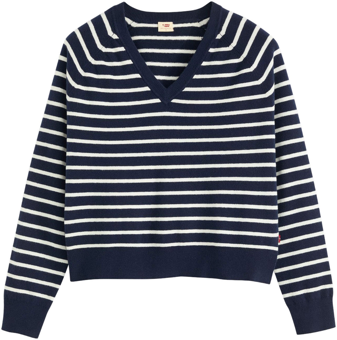 Levi's® V-Ausschnitt-Pullover »TARA SUPER SOFT V«, im Bund beidseitig mit kurzem Schlitz