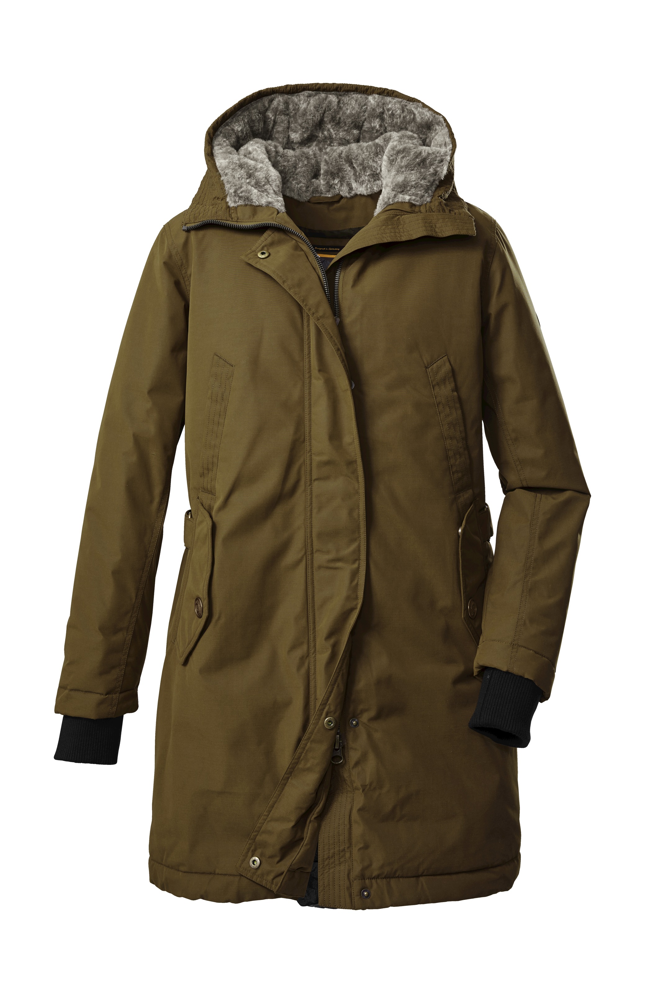G.I.G.A. DX by killtec Funktionsmantel »GW 107 WMN CT« Wasserabweisender Parka mit 8.000 mm Wassersäule und weichem Fleece