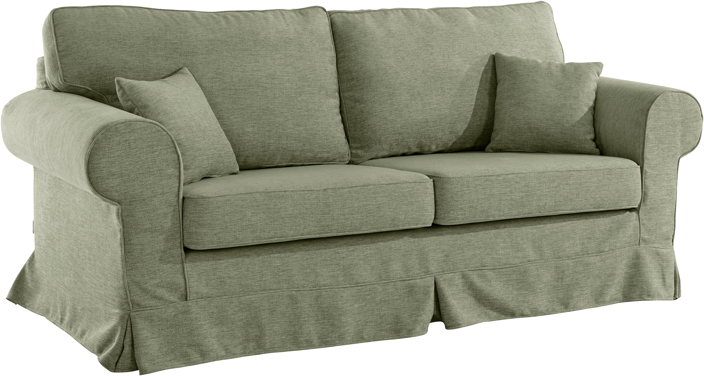 Home affaire 3-Sitzer »Shadmoor«, Hussenoptik, in uni oder mit Blumendruck