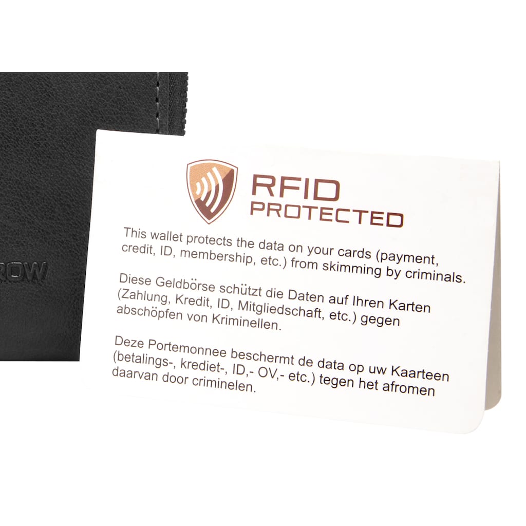 Spikes & Sparrow Geldbörse »RFID«, echt Leder