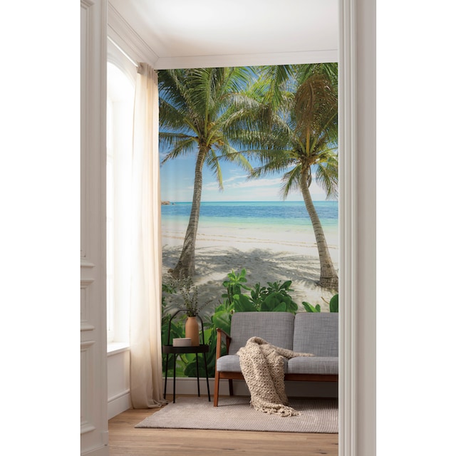 ❤ Komar Vliestapete »Palmy Beach«, 200x280 cm (Breite x Höhe), Wohnzimmer,  Schlafzimmer entdecken im Jelmoli-Online Shop