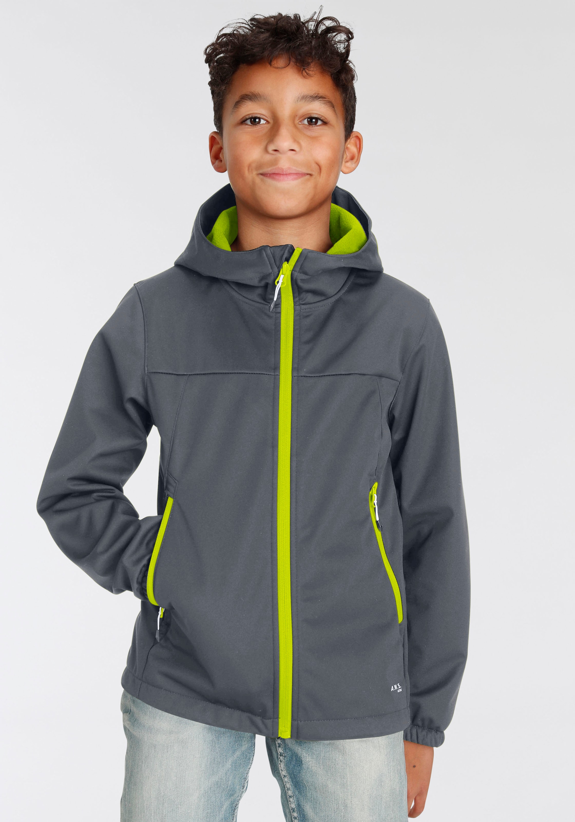 Icepeak Softshelljacke »KONAN JR«, (1 St.), mit Kapuze