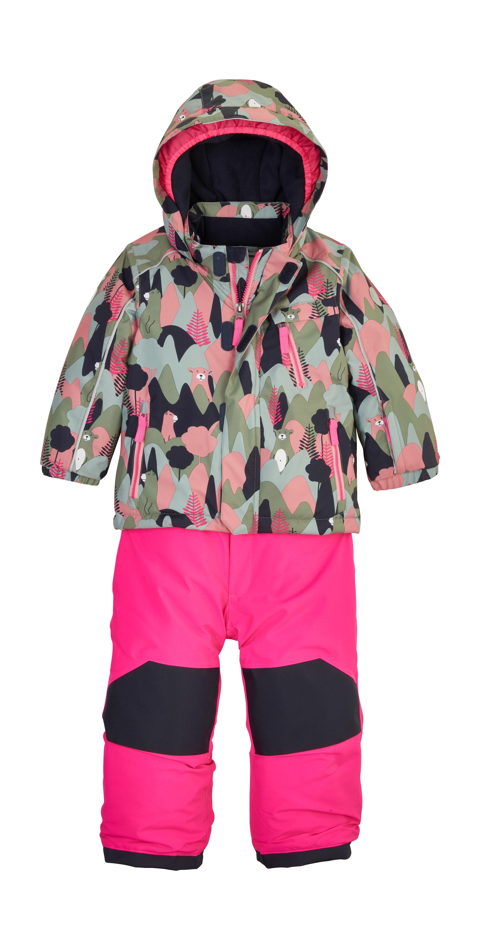 first instinct by killtec Skianzug »FISW 32 MNS JCKT AND PNTS« 3-in-1 Skioverall, Camouflage, reflektierend, wasser- und winddicht