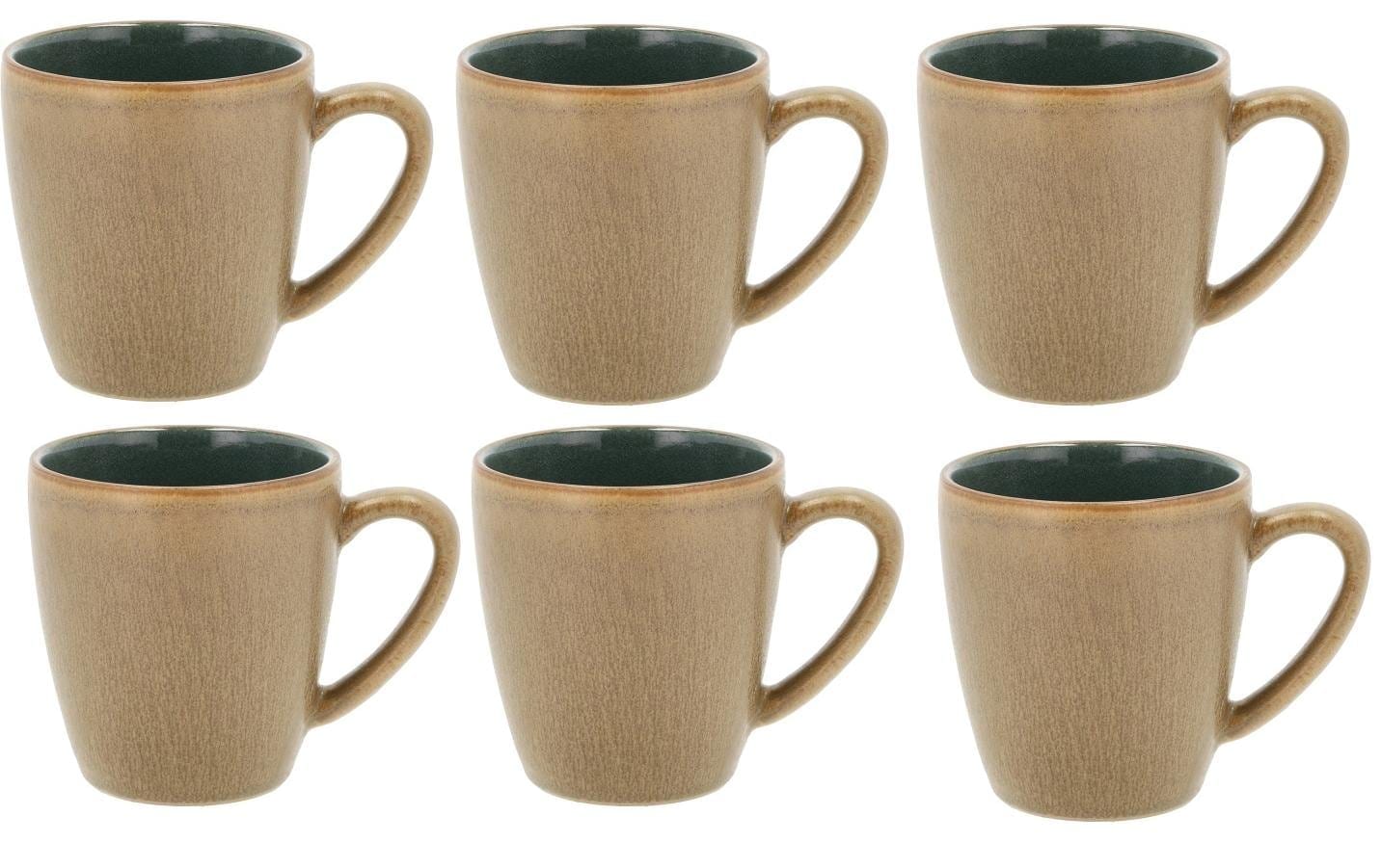 Bitz Tasse »Kaffeetasse Wood 190 ml, 6 Stück«, (Set, 6 tlg.)