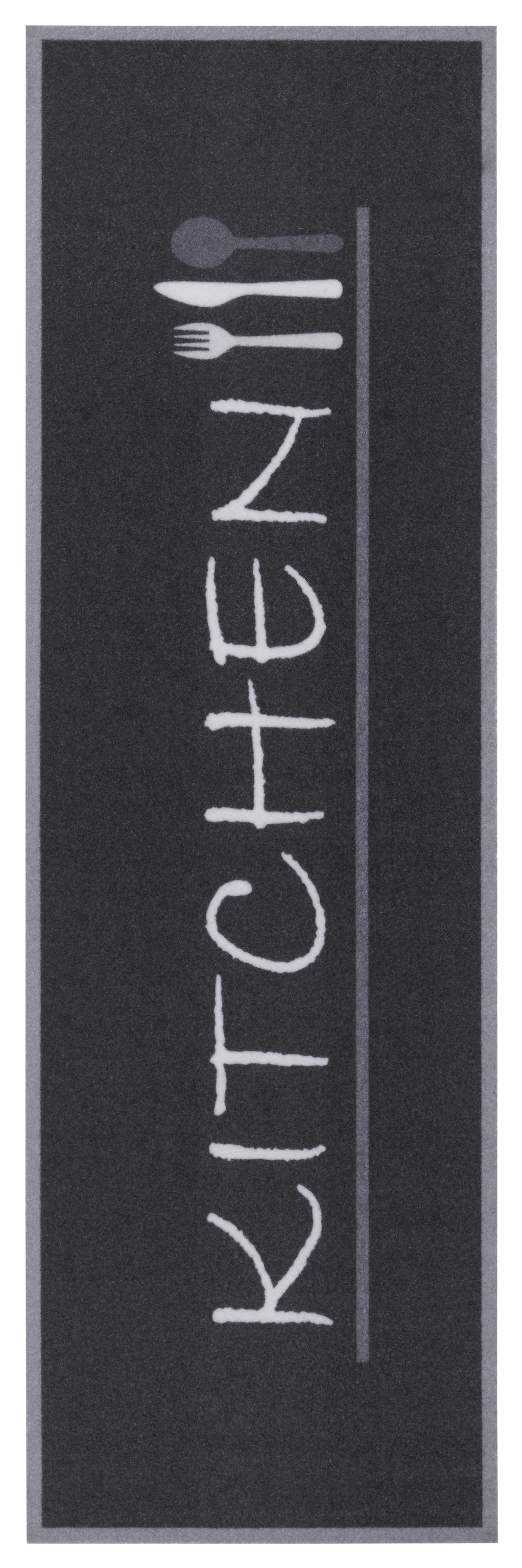 HANSE Home Küchenläufer "Kitchen Cutlery" rechteckig 3 mm Höhe Läufer, Rutschfest, Küchenteppich, Küche, Teppich, Pflegeleicht