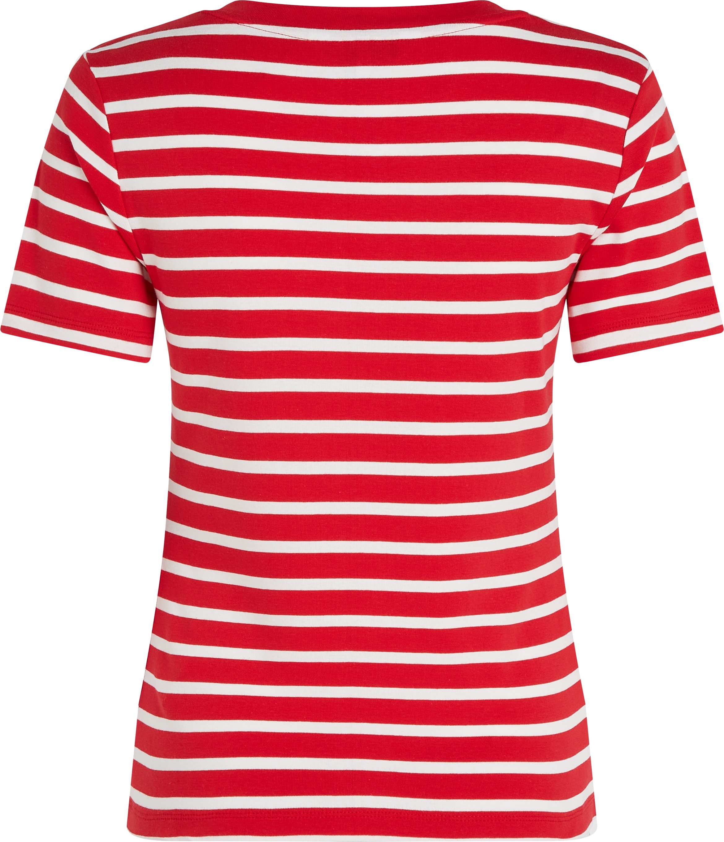Tommy Hilfiger T-Shirt »SLIM CODY V-NK SS«, mit Logostickerei