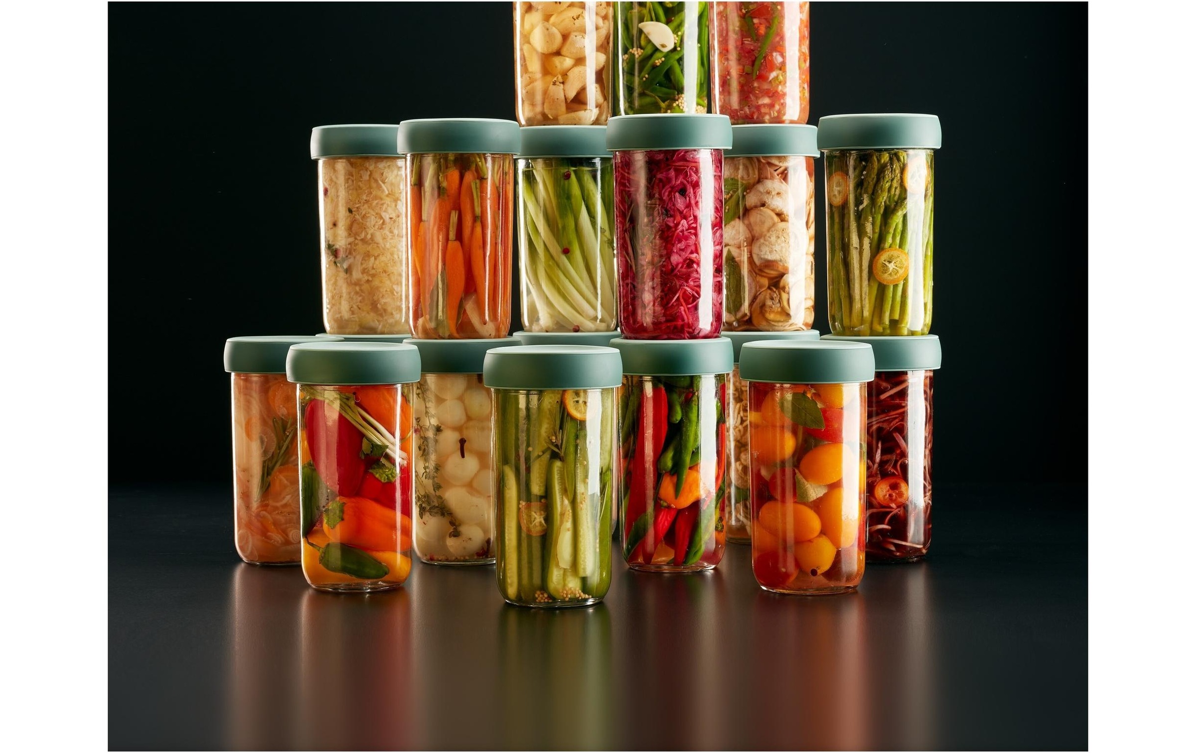 Lunchbox »Lékué 700 ml, Glas, 2 Stück«, (1 tlg.)