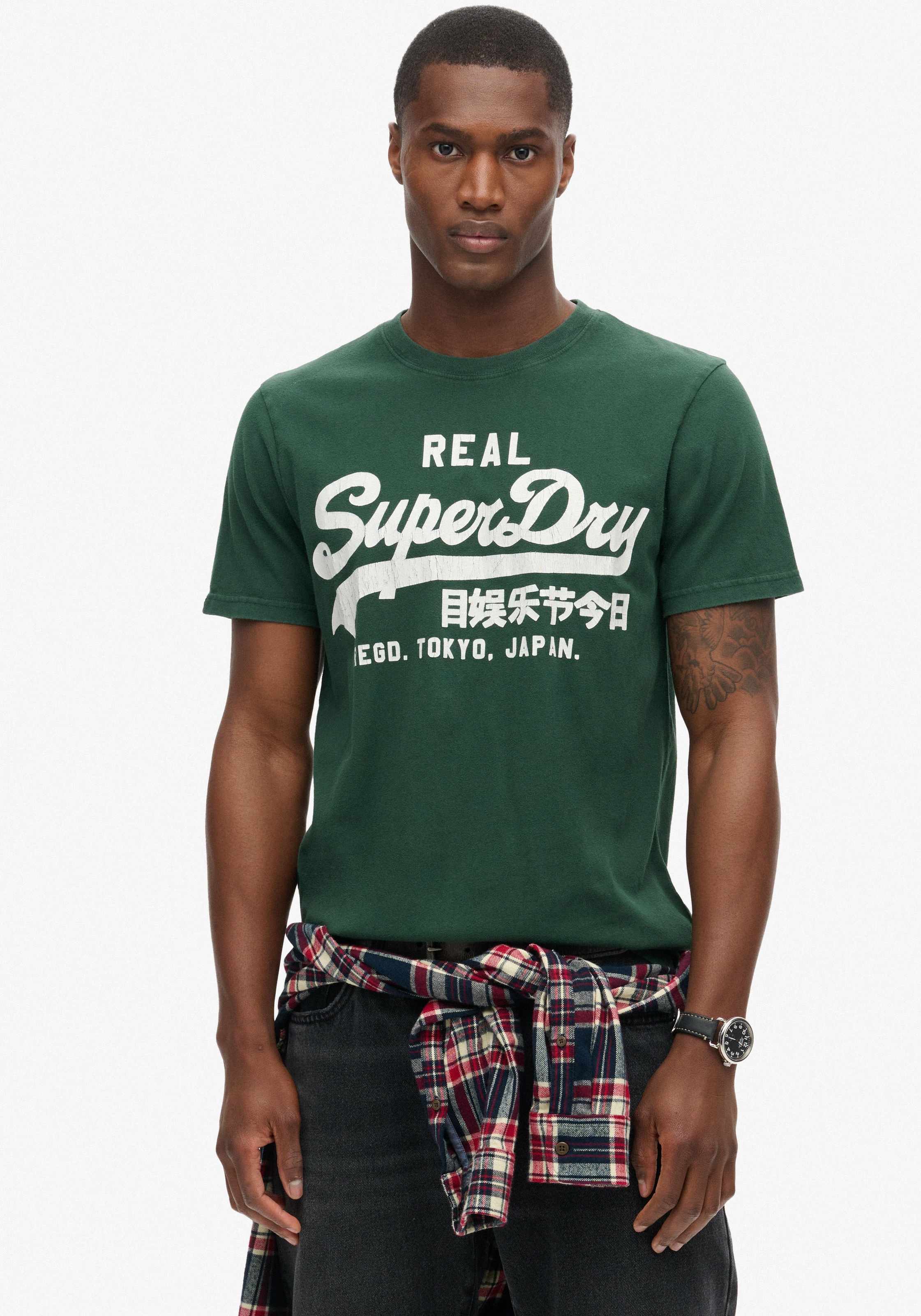 Superdry Rundhalsshirt »CLASSIC VL GRAPHIC T SHIRT«