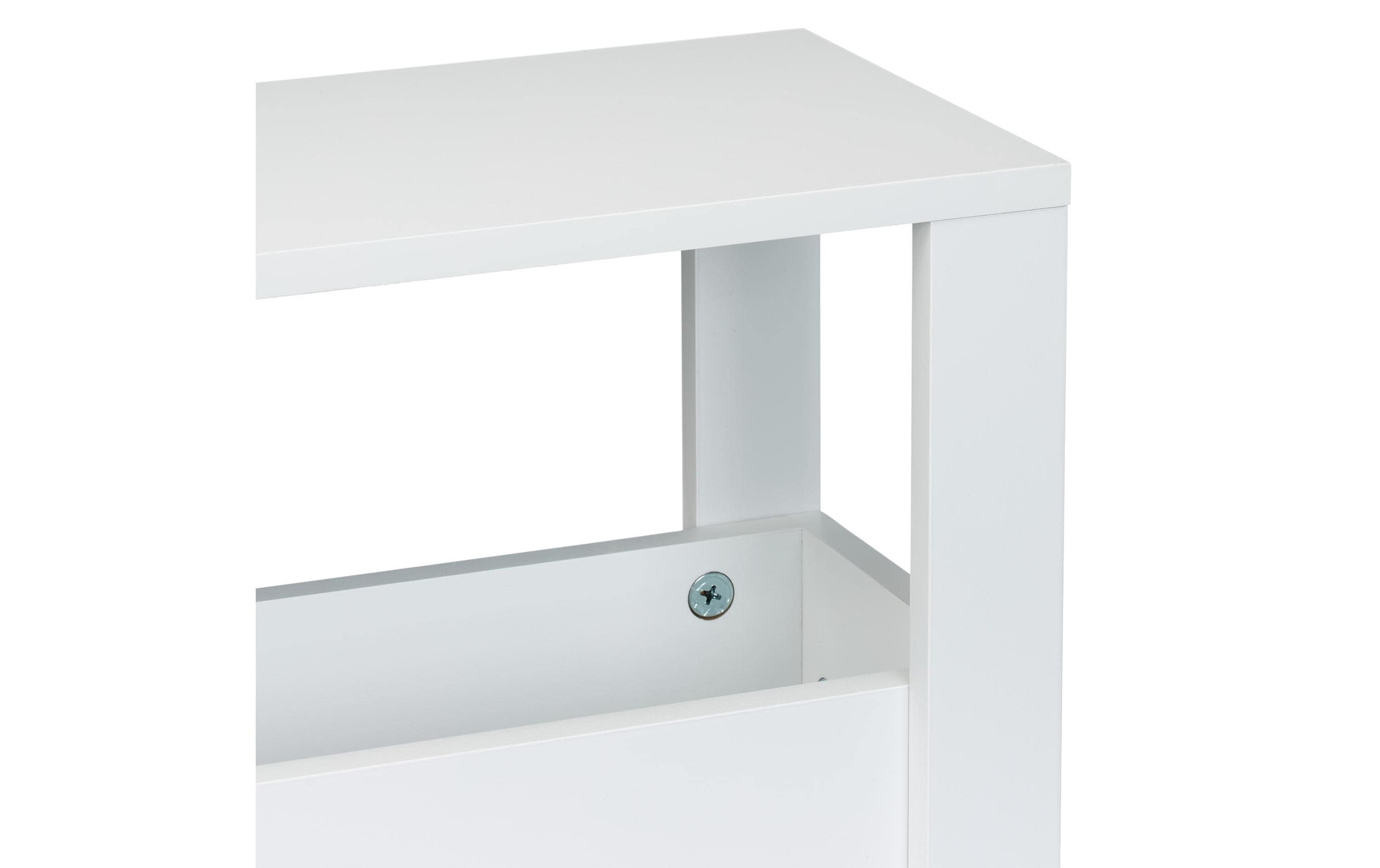 relaxdays Rollwagen »Weiss, 71.5 x 17 x 50 cm«