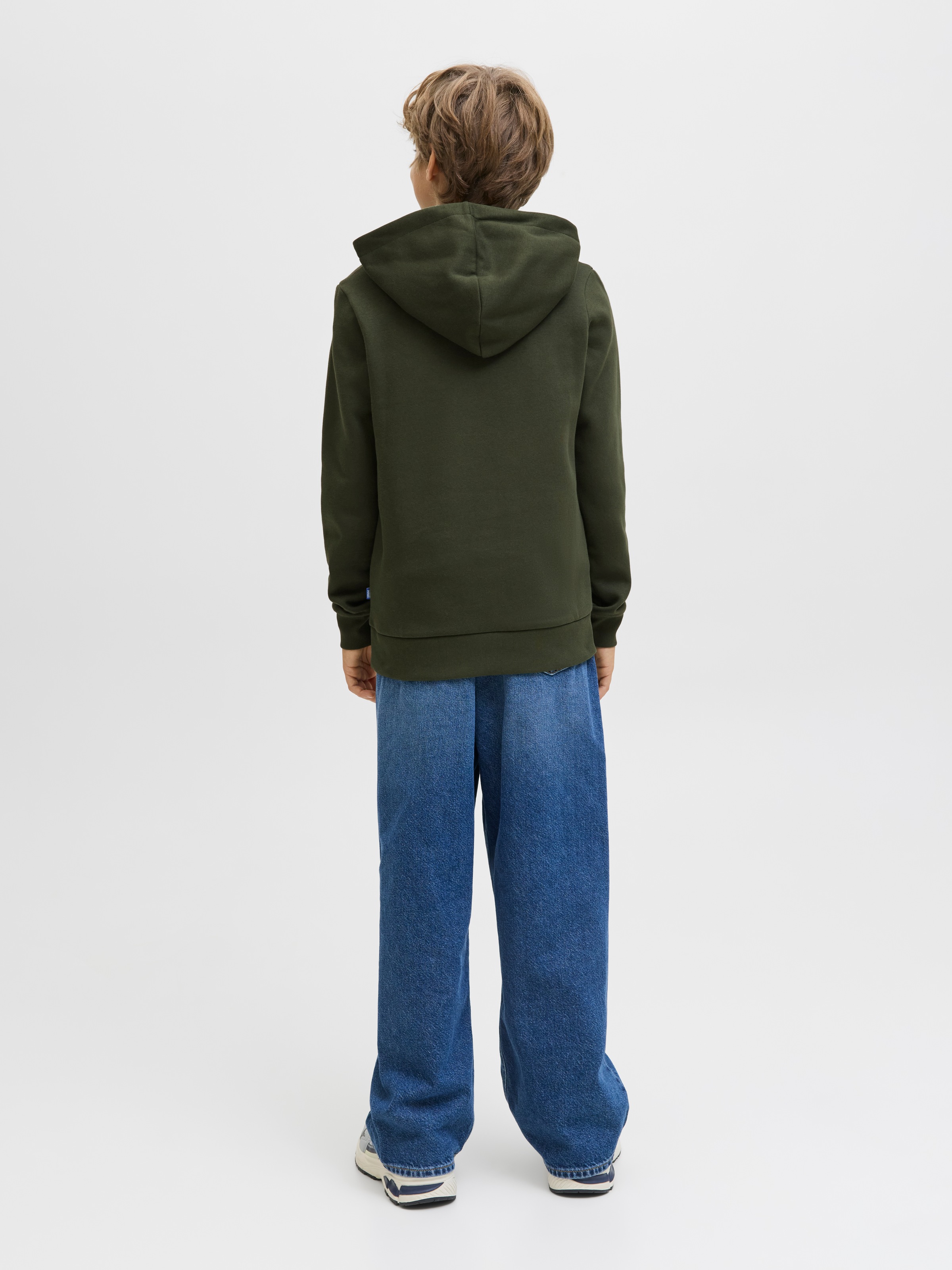 Jack & Jones Junior Kapuzensweatshirt »JJELOGO SWEAT HOOD 2 COL AW25 NOOS JNR«