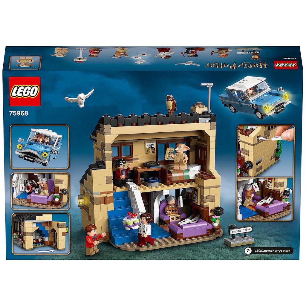 LEGO® Konstruktionsspielsteine »Ligusterweg 4 (75968), LEGO® Harry Potter™«, (797 St.)