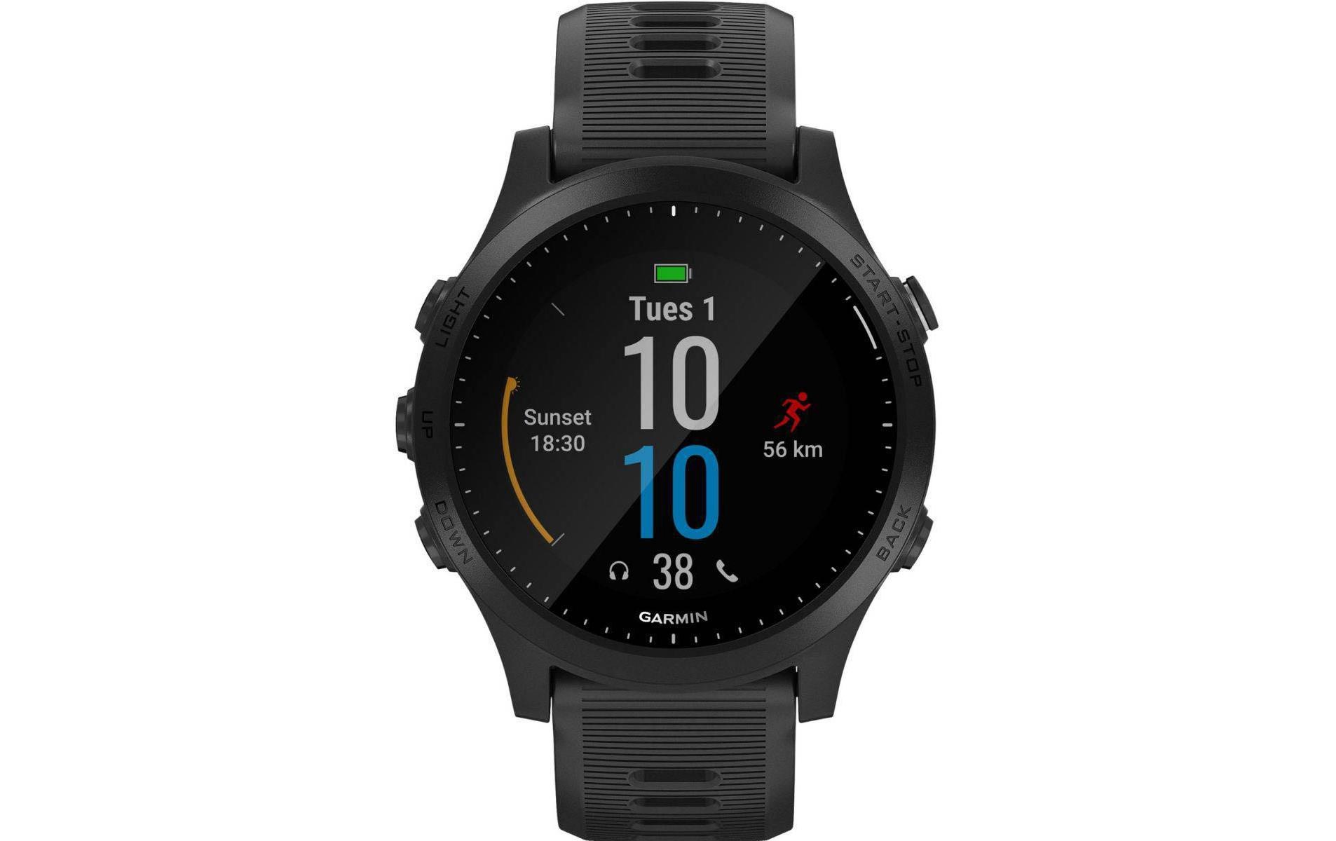 Garmin Fitnessuhr »GPS-Sportuhr Forerunner 945 Schwarz«, (Garmin)