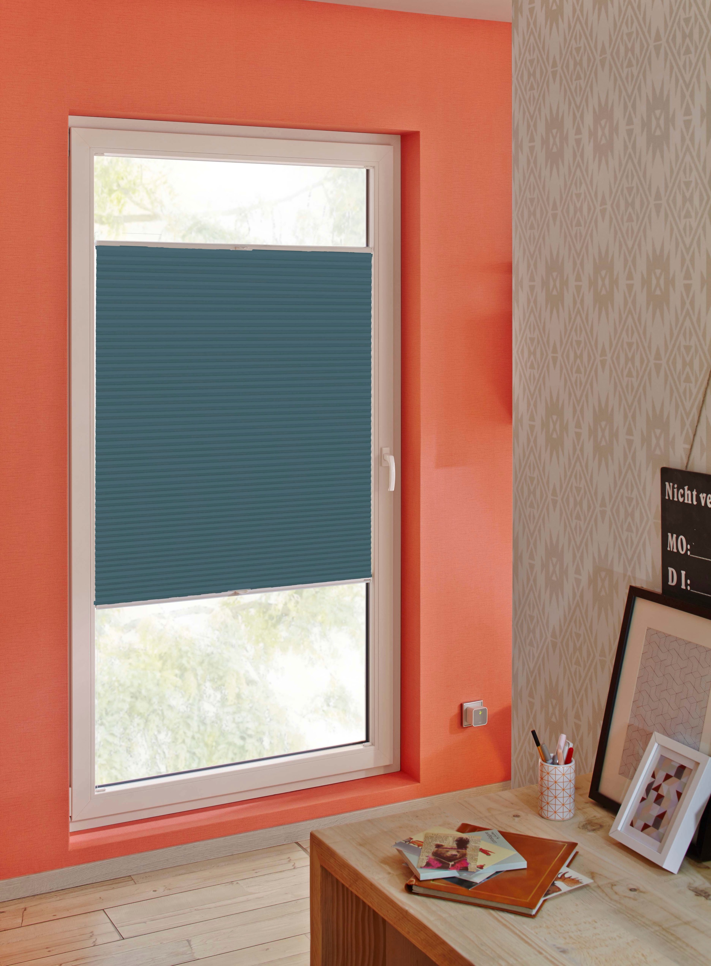 sunlines Wabenplissee »One Size Style Honeycomb TL«, blickdicht, ohne Bohren, verspannt, Zubehörfarbe weiss, zum Klemmen