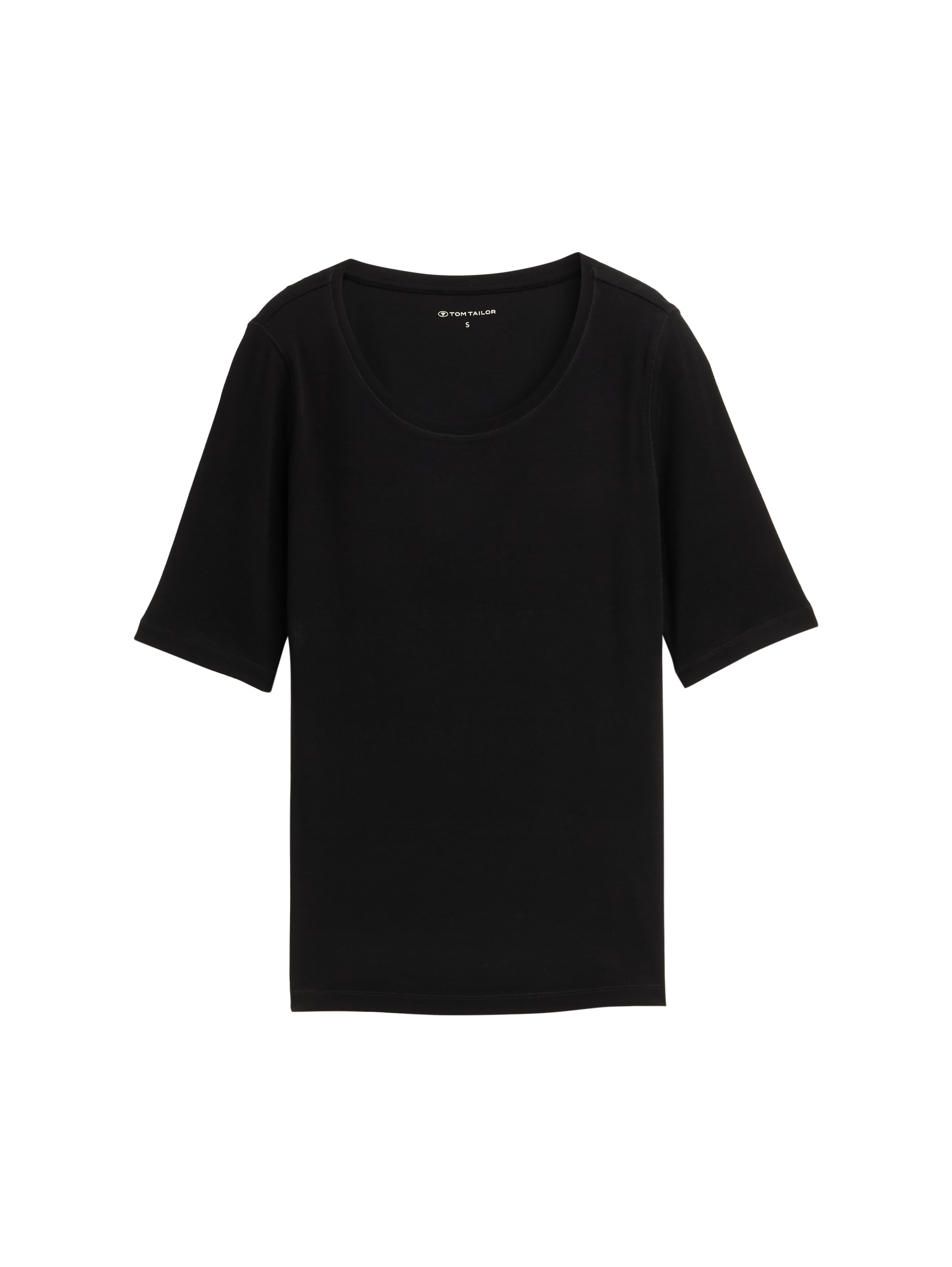 TOM TAILOR T-Shirt, mit grossem Rundhalsausschnitt