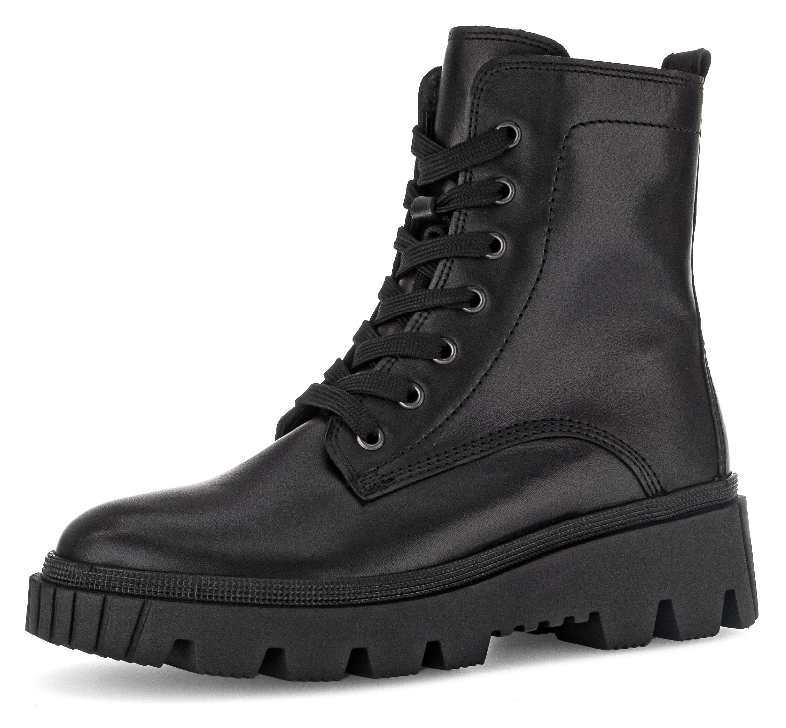 Gabor Schnürboots, Plateau, Schnürstiefelette, Chunky Boots mit Innenreissverschluss