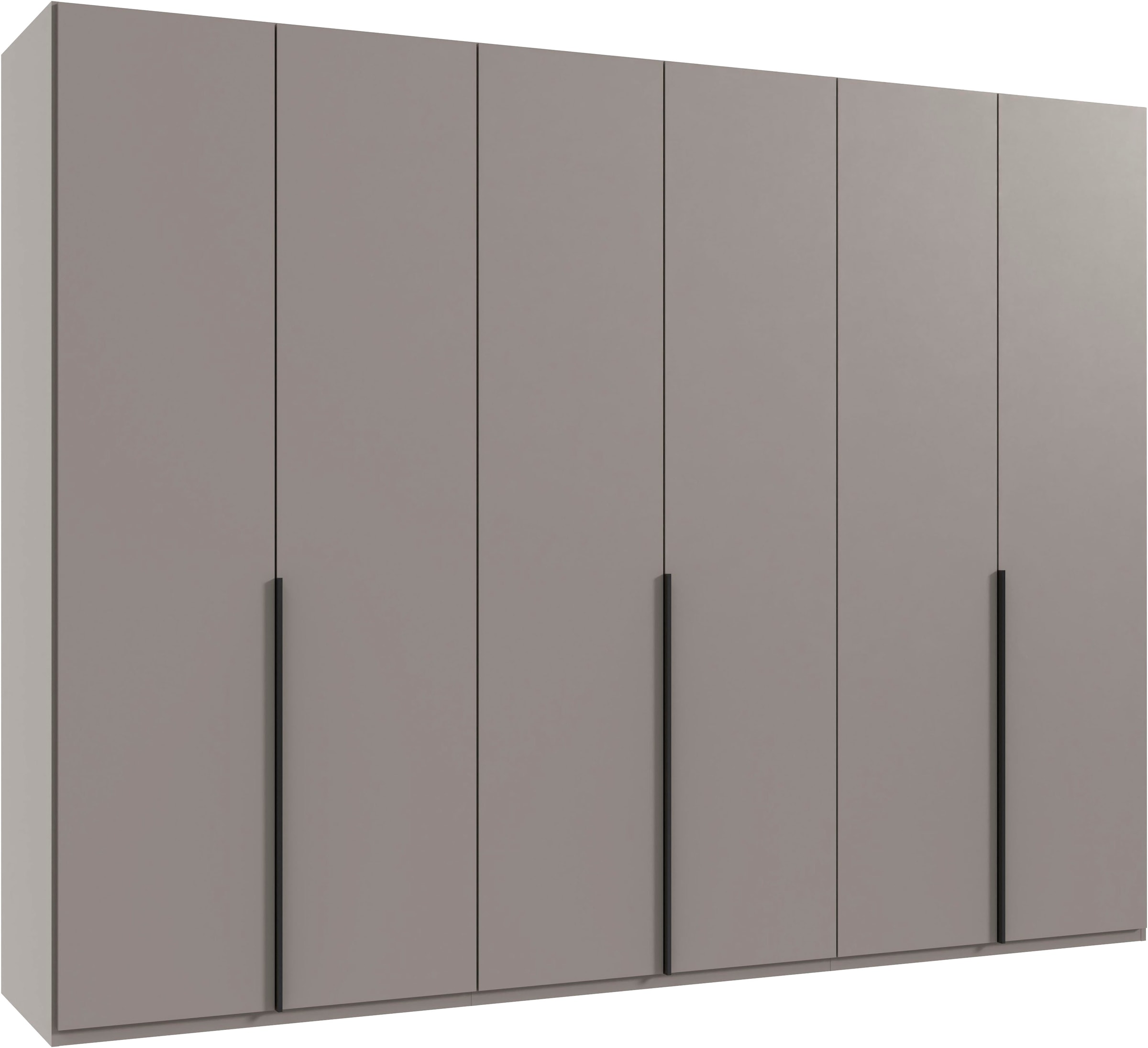 Wimex Kleiderschrank »Mugano,in 5 Breiten,2 Höhen,2 Tiefen, viele Farben, Made in Germany« in Basic oder Premium Ausstattung, mit langen Griffen aus Metall, mit oder ohne Spiegel
