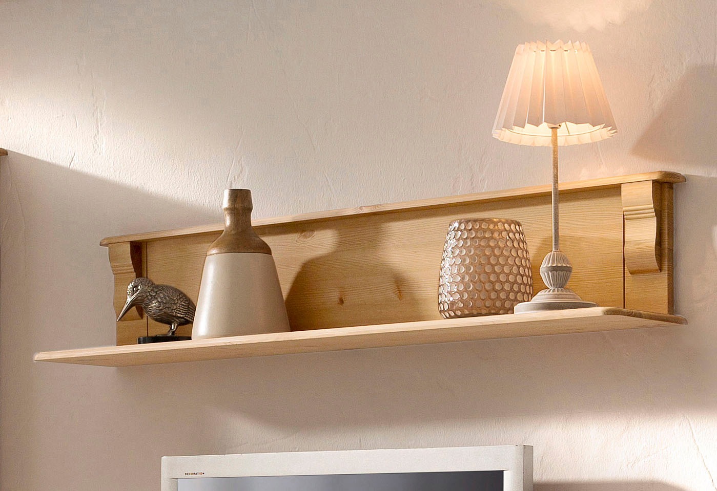 OTTO home Wandregal "Adele" Breite 120 cm, aus massiver Kiefer, FSC
