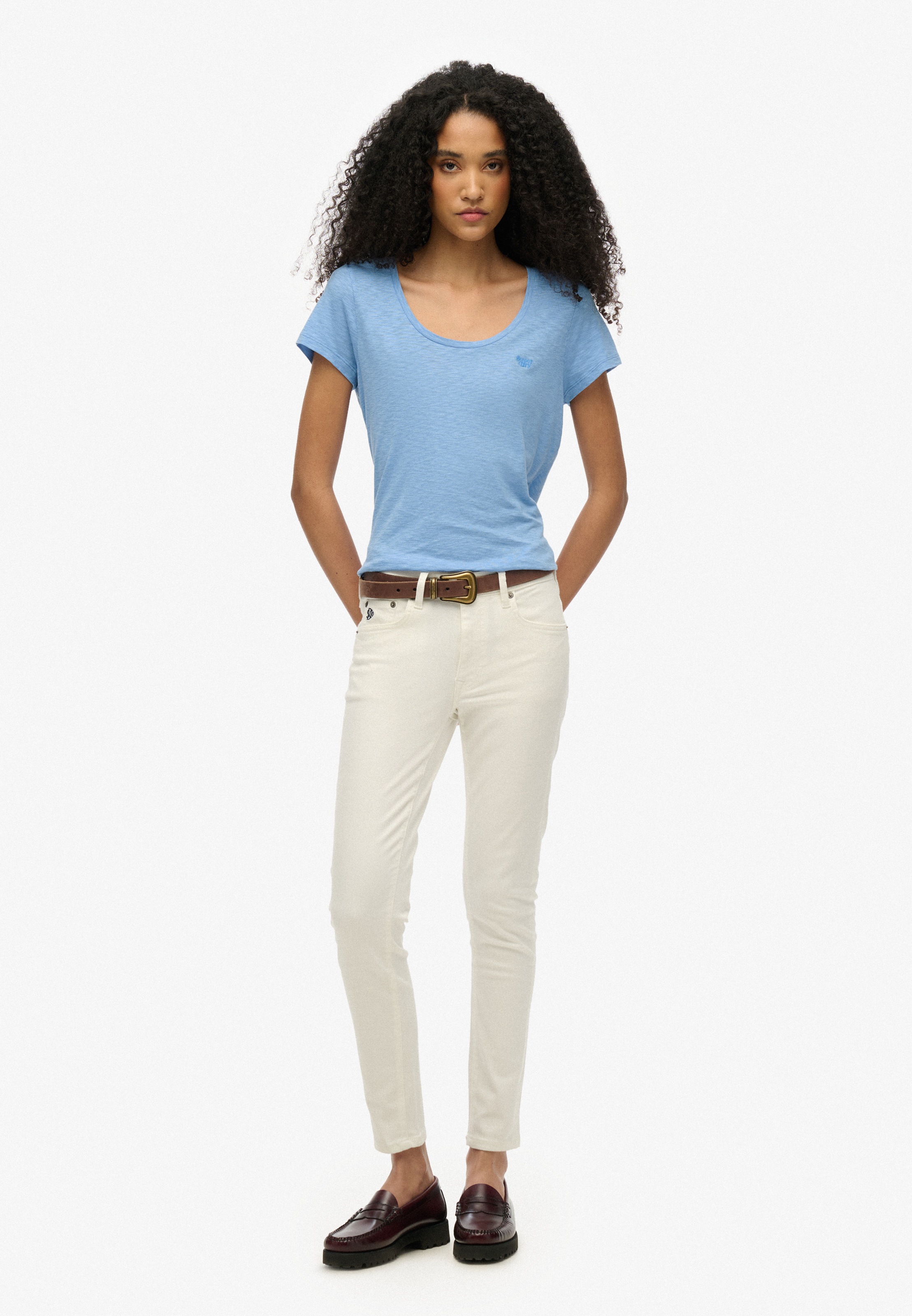 Superdry Kurzarmshirt »SCOOP NECK TEE«