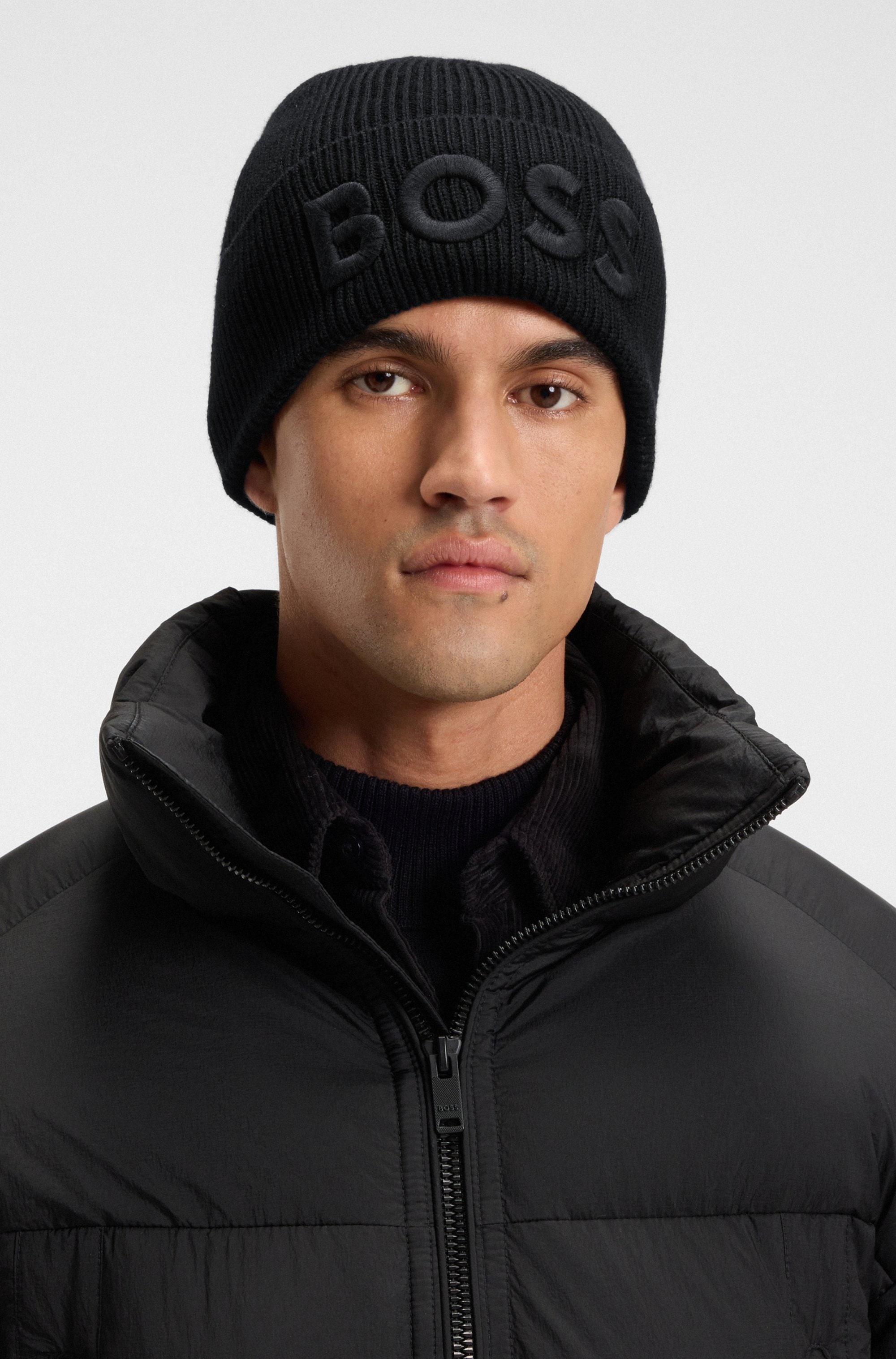 BOSS ORANGE Beanie »Afox«, mit 3D Logostickerei