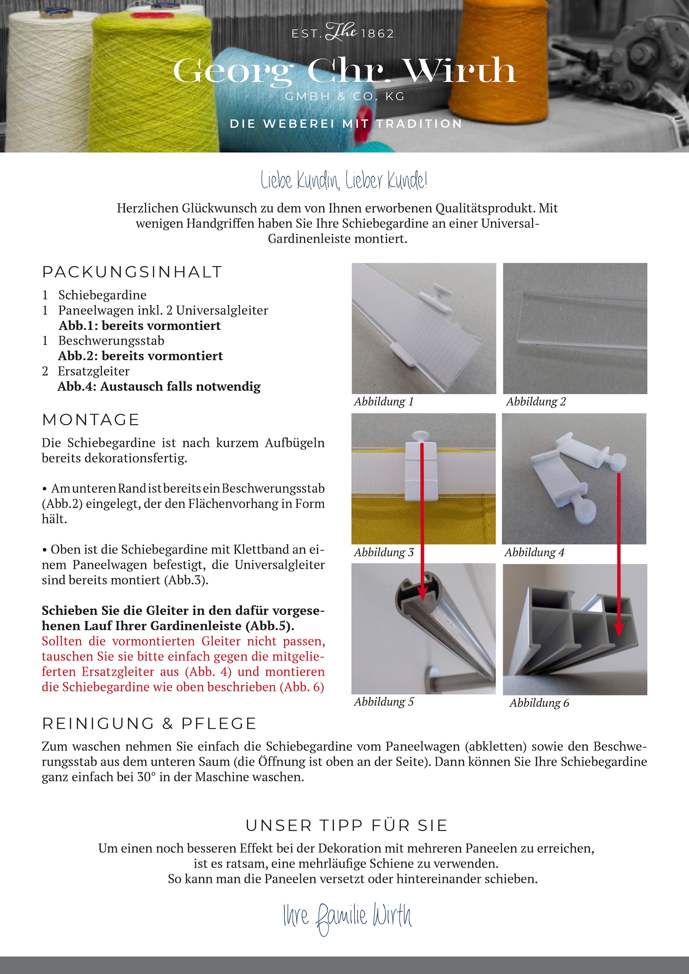 ❤ Wirth Schiebegardine »Torbole«, (1 St.) ordern im Jelmoli-Online Shop | Paneelwagen