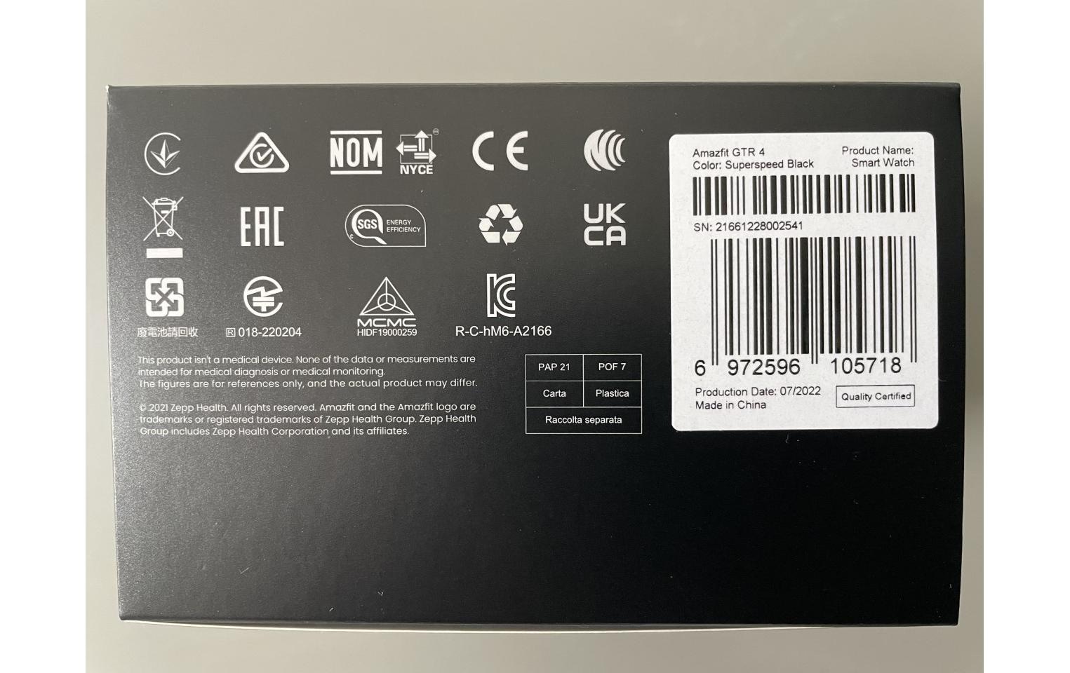 Amazfit Smartwatch »GTR 4 Superspeed«,)