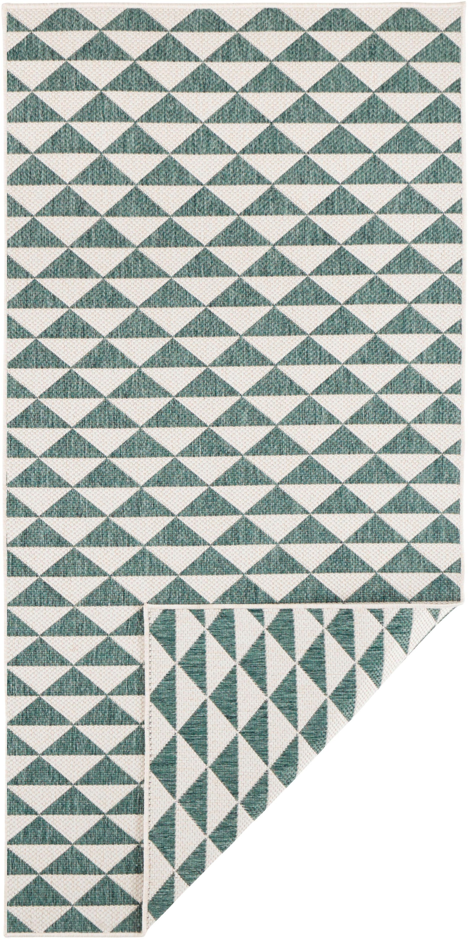 NORTHRUGS Läufer »Tahiti«, rechteckig, In- & Outdoor, Kurzflor, Teppich, Vintage, Wohnzimmer, Garten