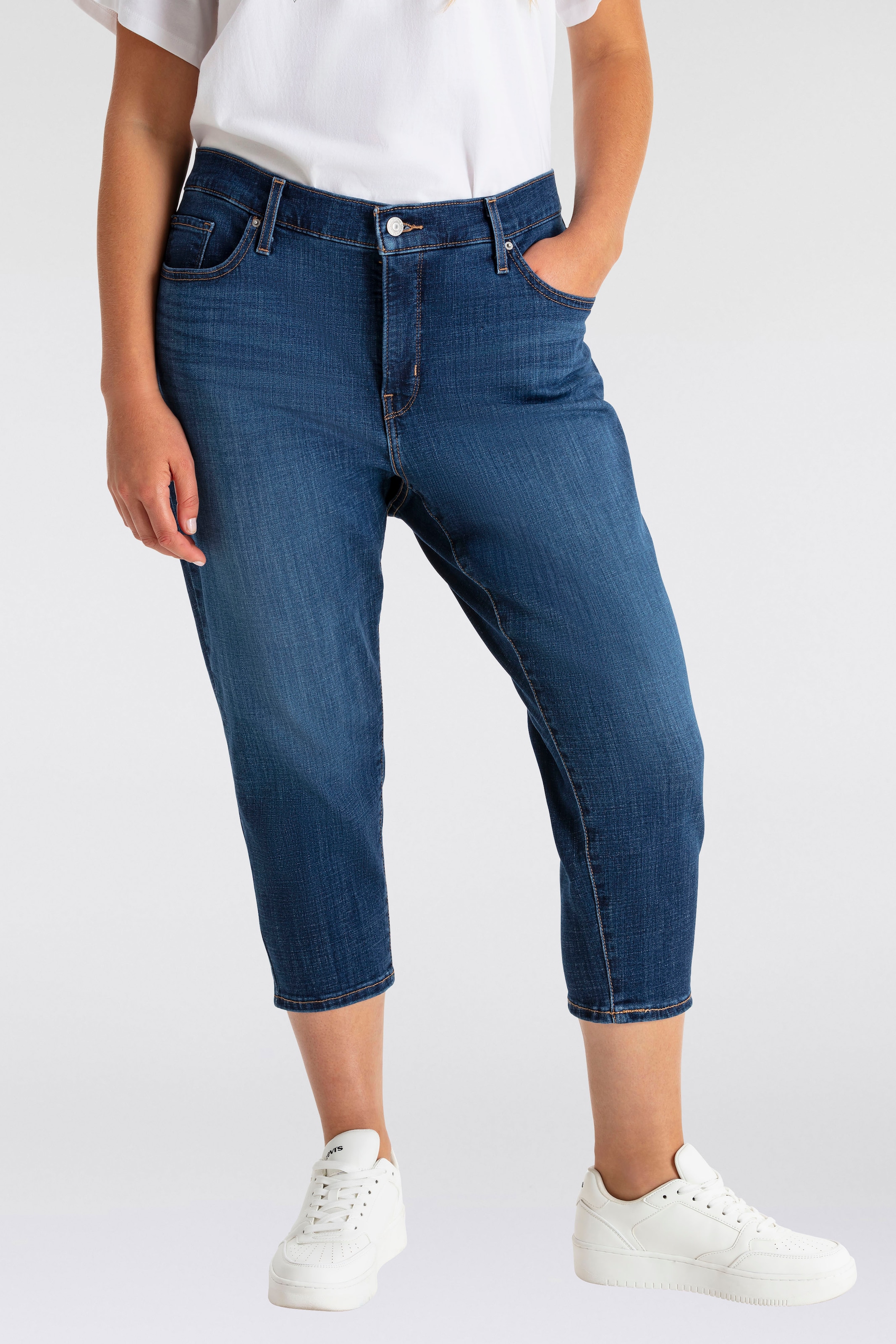 Levi's® Plus Caprijeans »Jeans 311 PL SHP SKNY CAPRI 22«, aus elastischem Baumwollmix