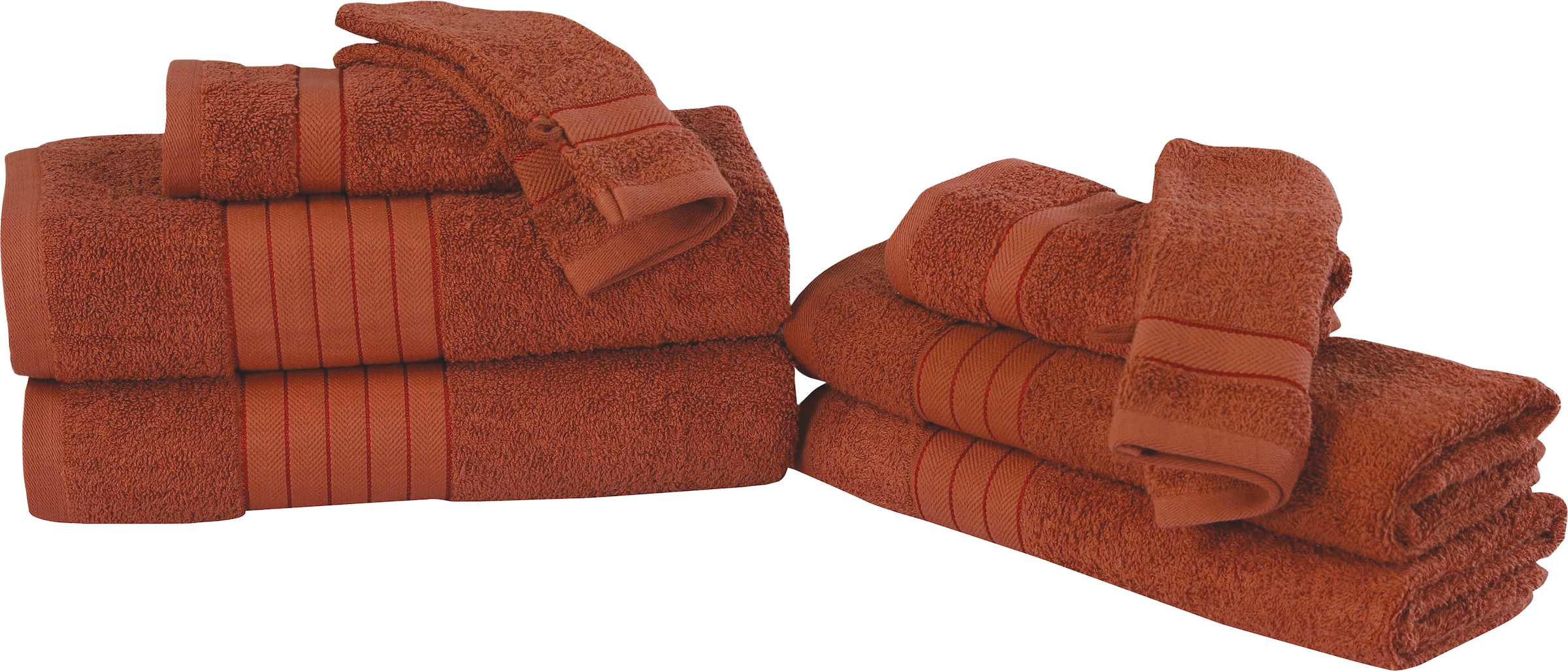 good morning Handtuch Set »Uni«, Set, 8 tlg., Frottee, mit Webrand online  bestellen | Jelmoli-Versand | Handtuch-Sets