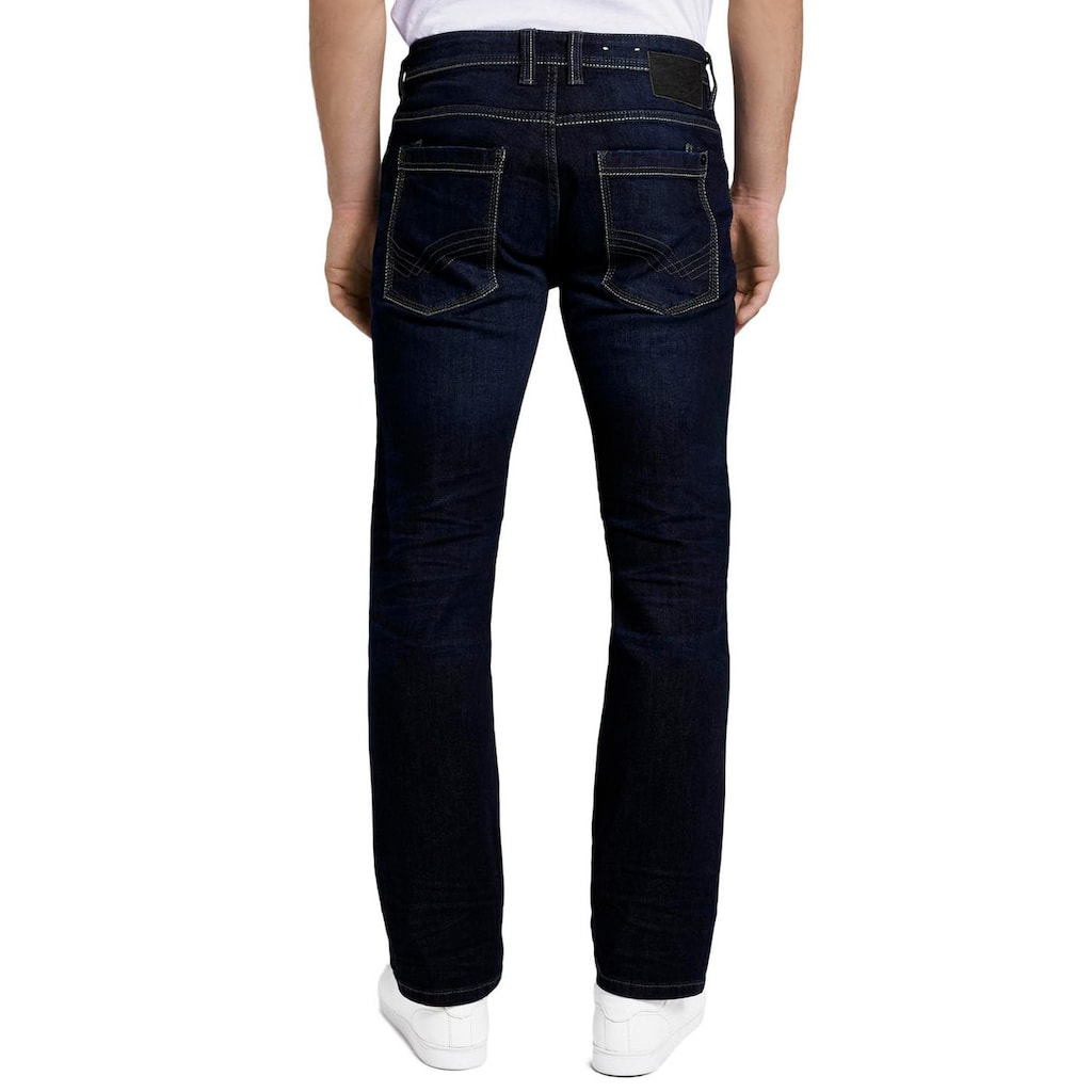 TOM TAILOR 5-Pocket-Jeans »Marvin Straight«, mit Stretch und Kontrastnähten
