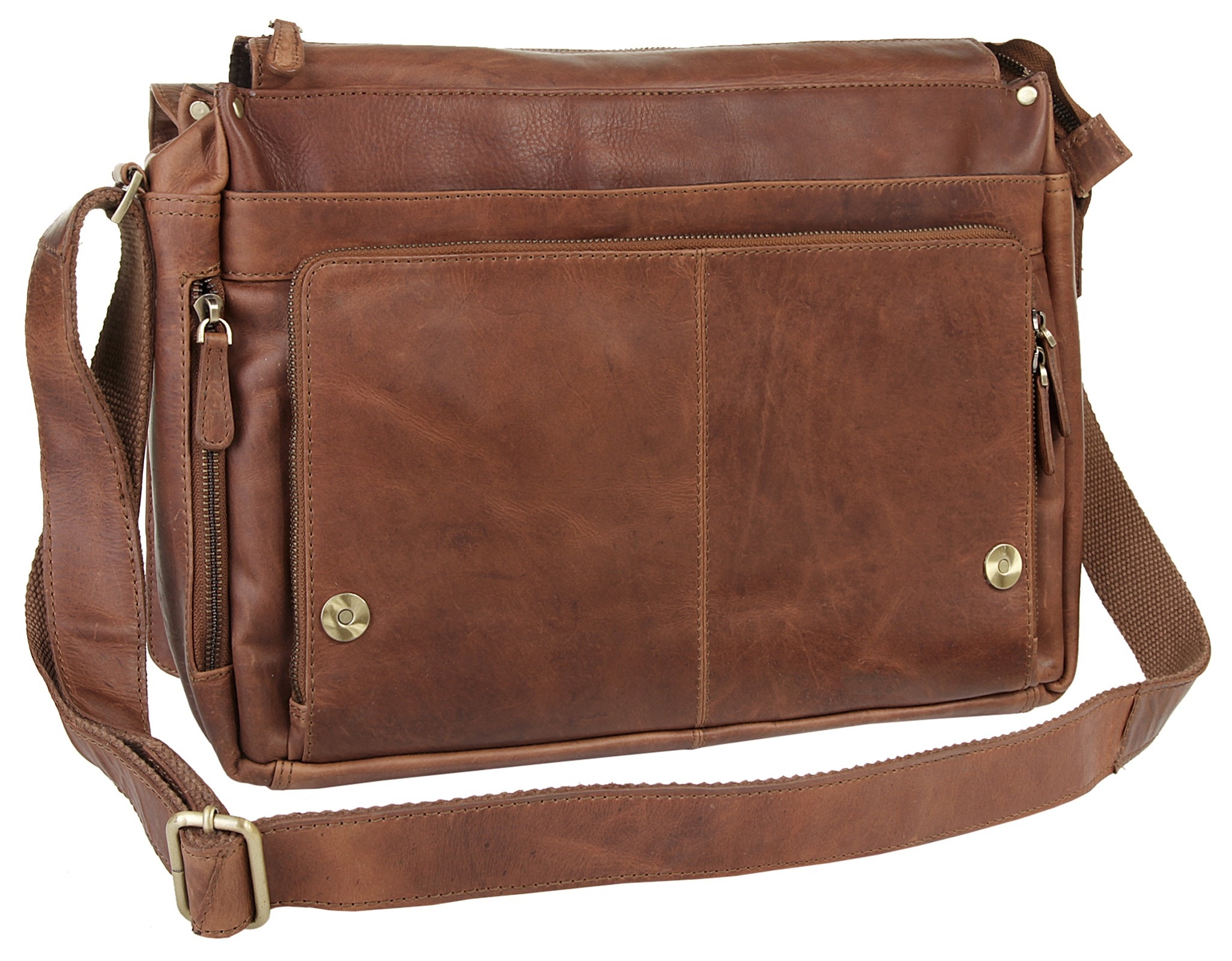 Piké Messenger Bag, echt Leder
