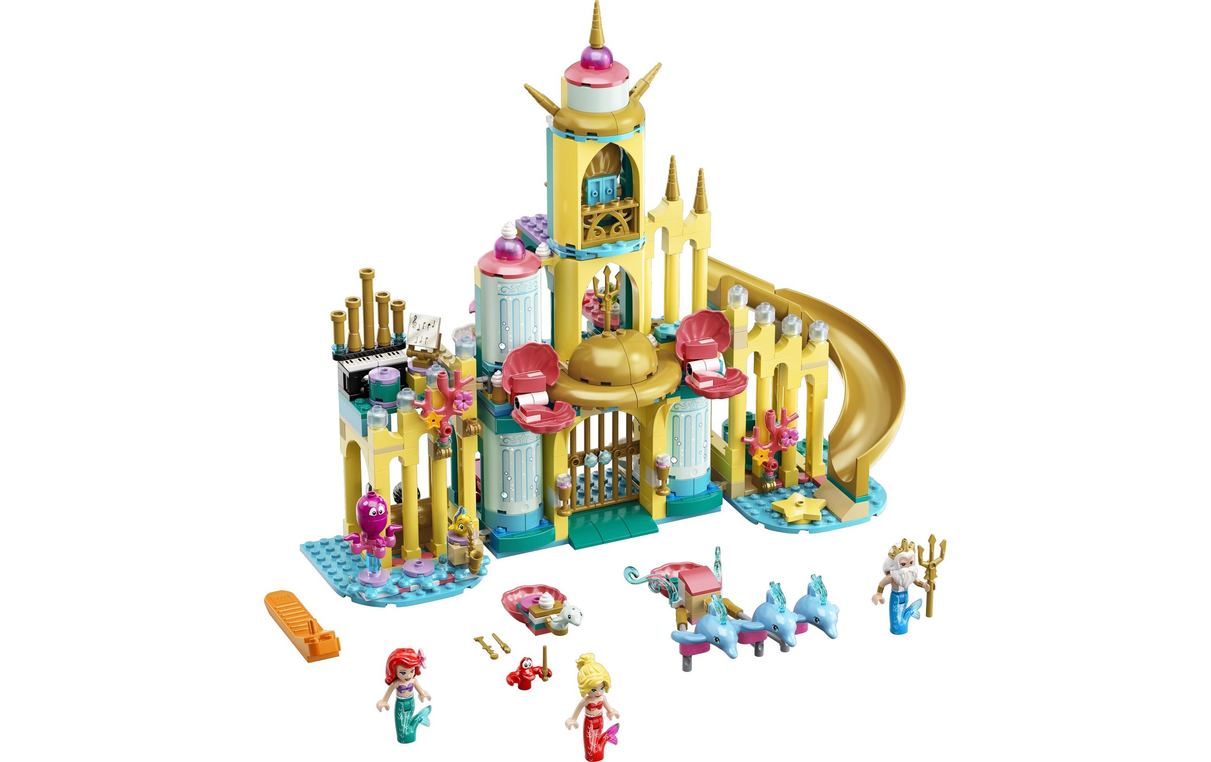 LEGO® Spielbausteine »LEGO Disney Princess Arielles Unte«, (498 St.)