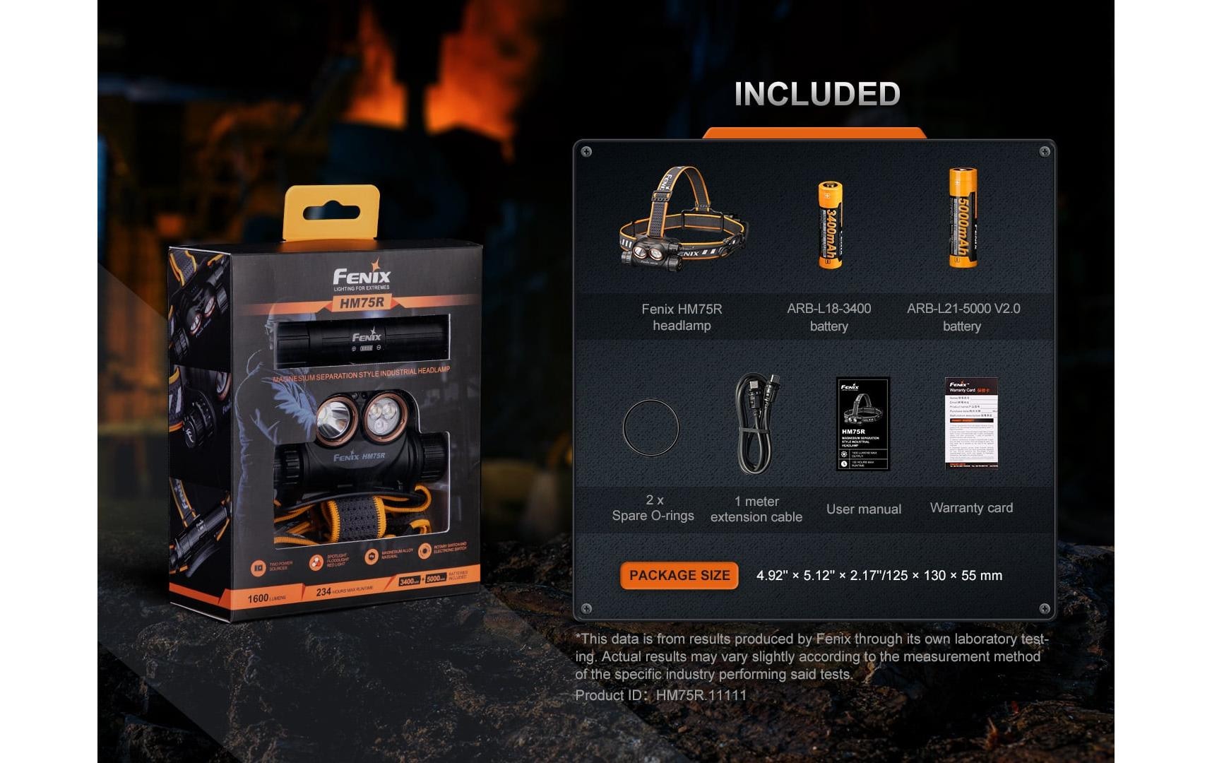 Fenix Stirnlampe »HM75R«